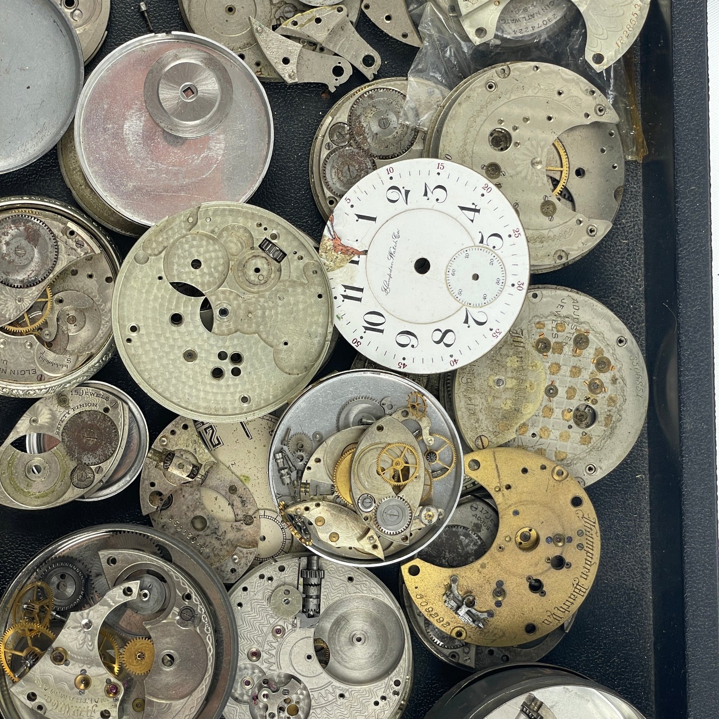 Lot 81- American Pocket Watch Tray Lot