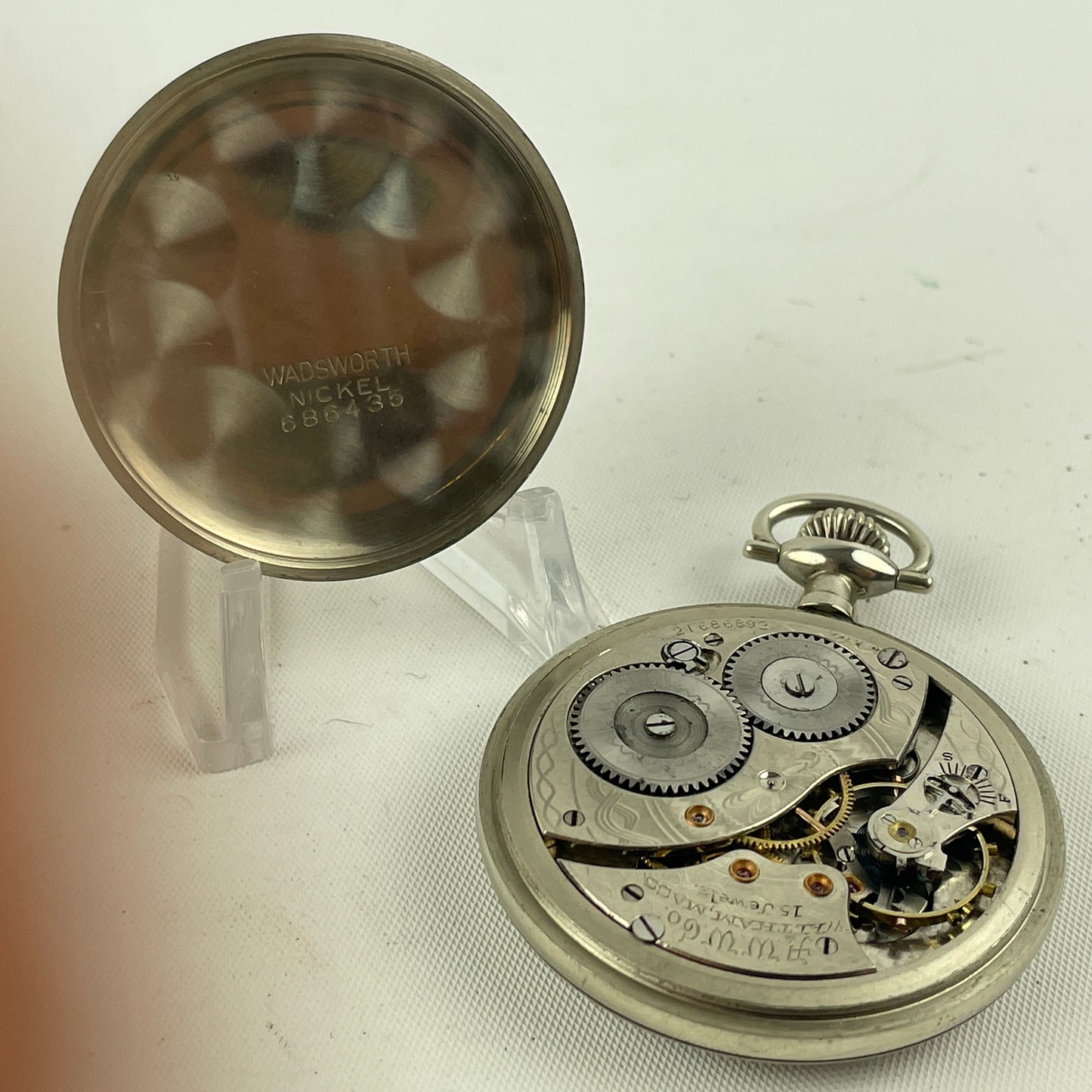 Lot 35- Waltham 12 Size 15 Jewel Open Face Pocket Watch