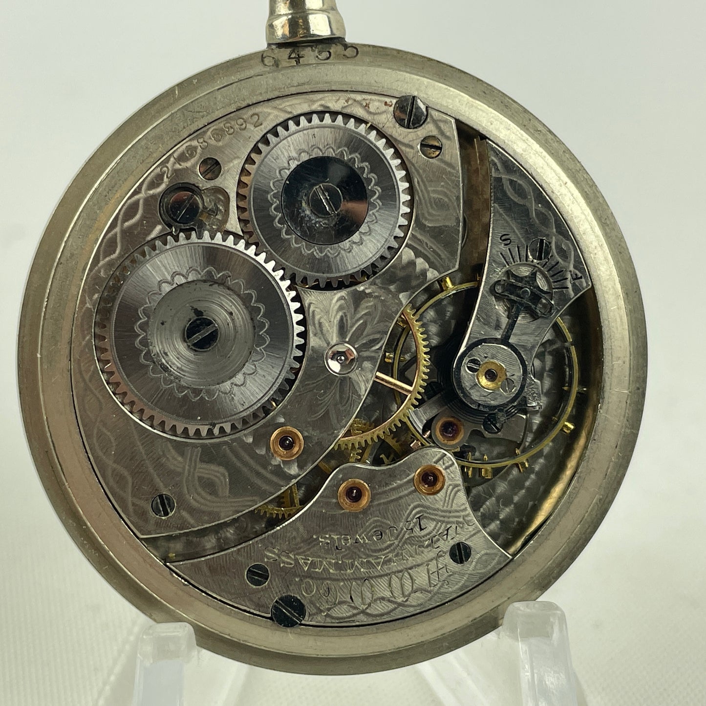 Lot 35- Waltham 12 Size 15 Jewel Open Face Pocket Watch