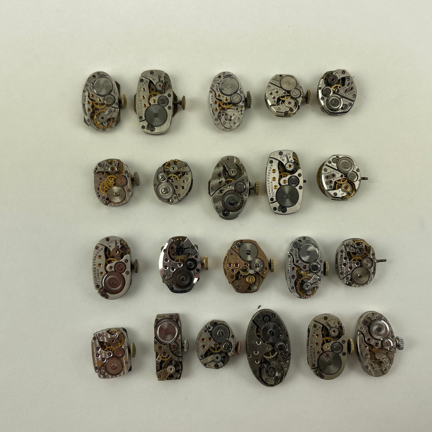 Lot 125- Swiss & American Ladies' Vintage Mechanical Wristwatch Movements