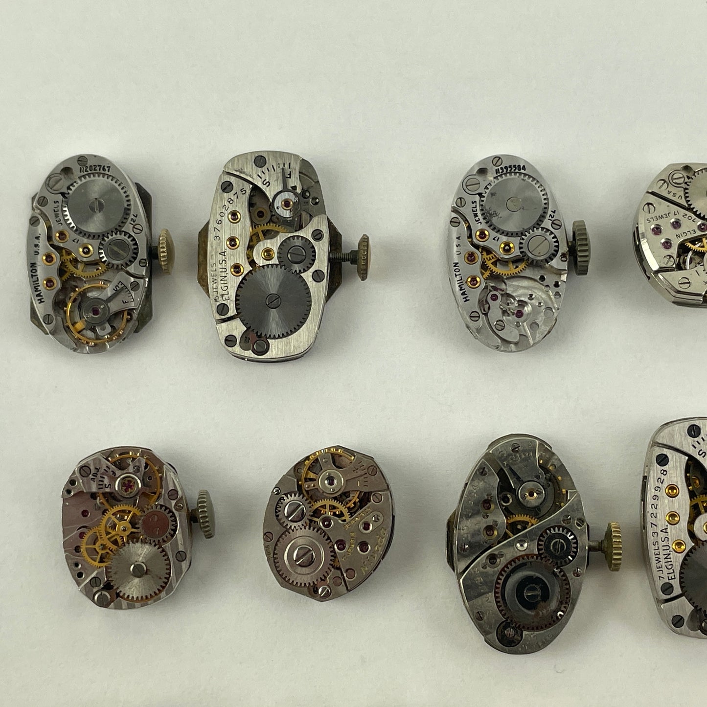 Lot 125- Swiss & American Ladies' Vintage Mechanical Wristwatch Movements