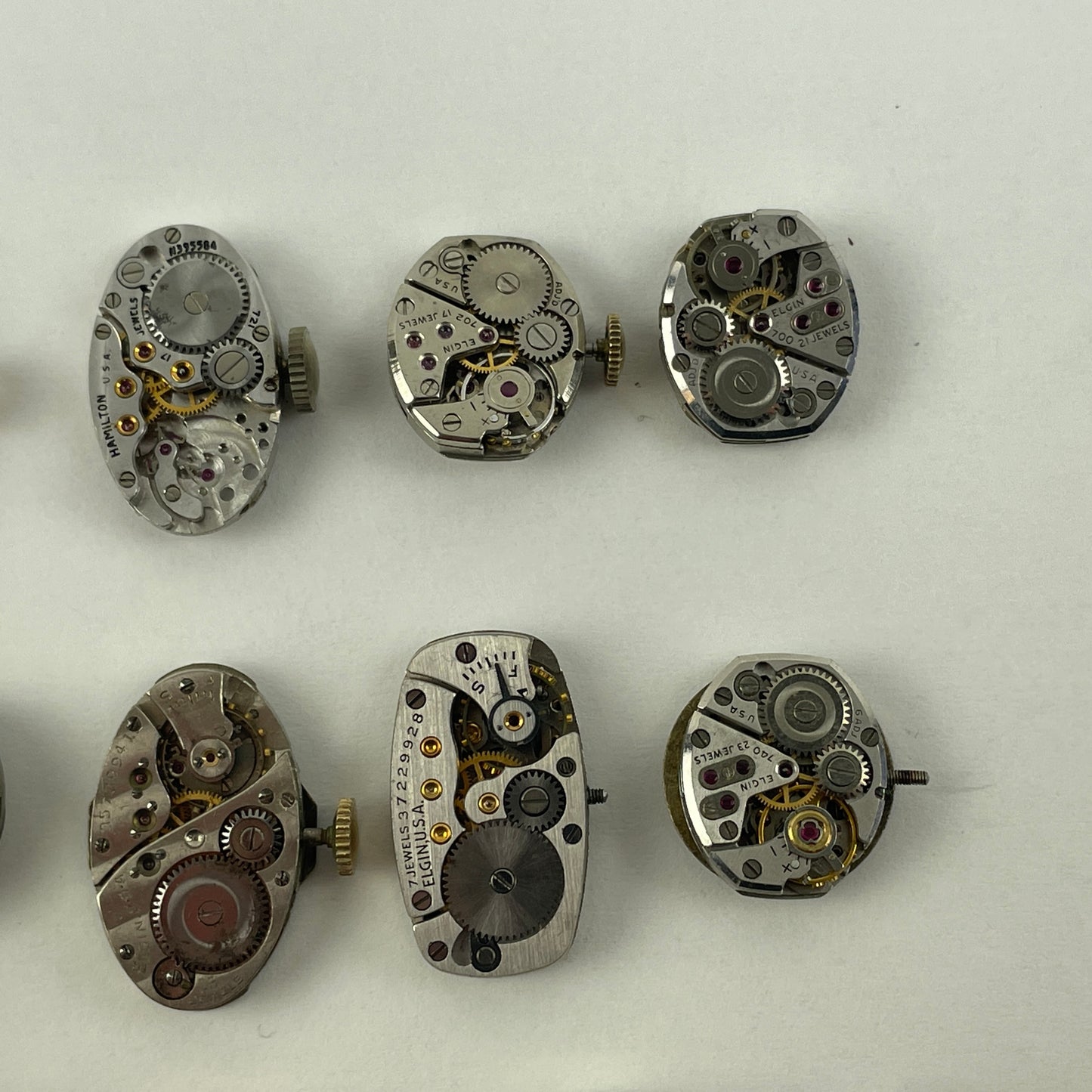Lot 125- Swiss & American Ladies' Vintage Mechanical Wristwatch Movements