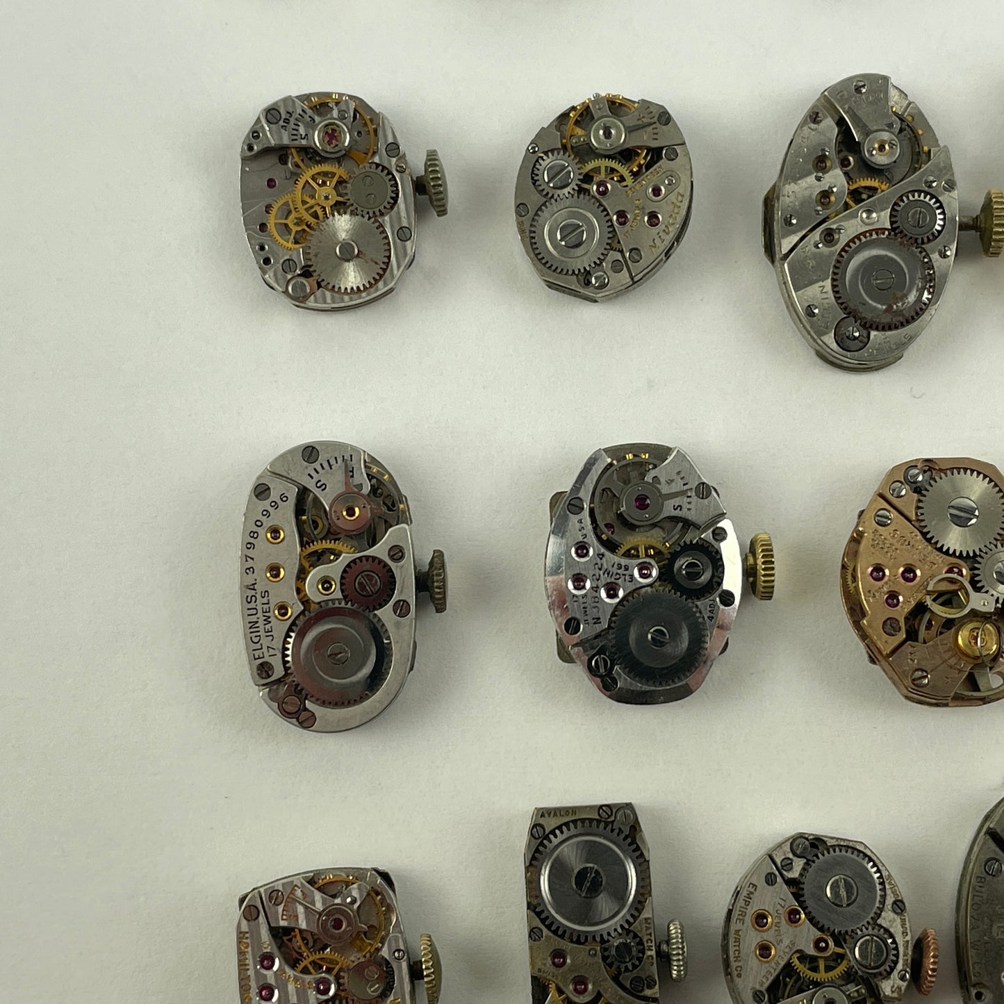 Lot 125- Swiss & American Ladies' Vintage Mechanical Wristwatch Movements
