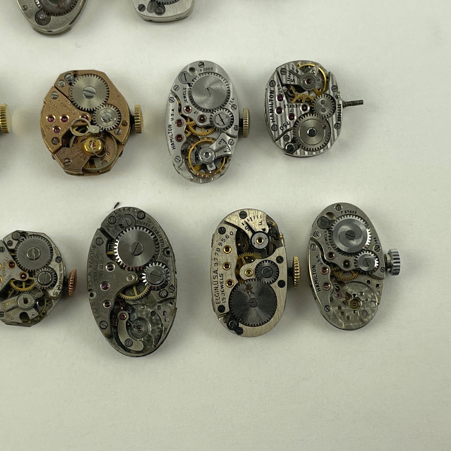 Lot 125- Swiss & American Ladies' Vintage Mechanical Wristwatch Movements