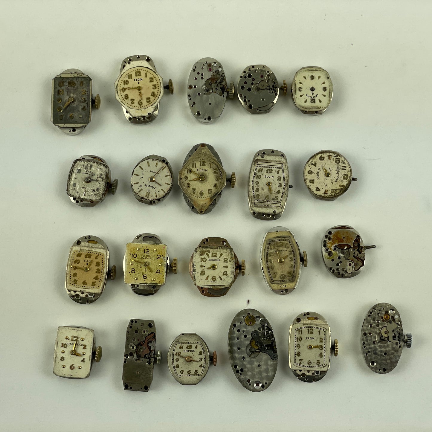 Lot 125- Swiss & American Ladies' Vintage Mechanical Wristwatch Movements