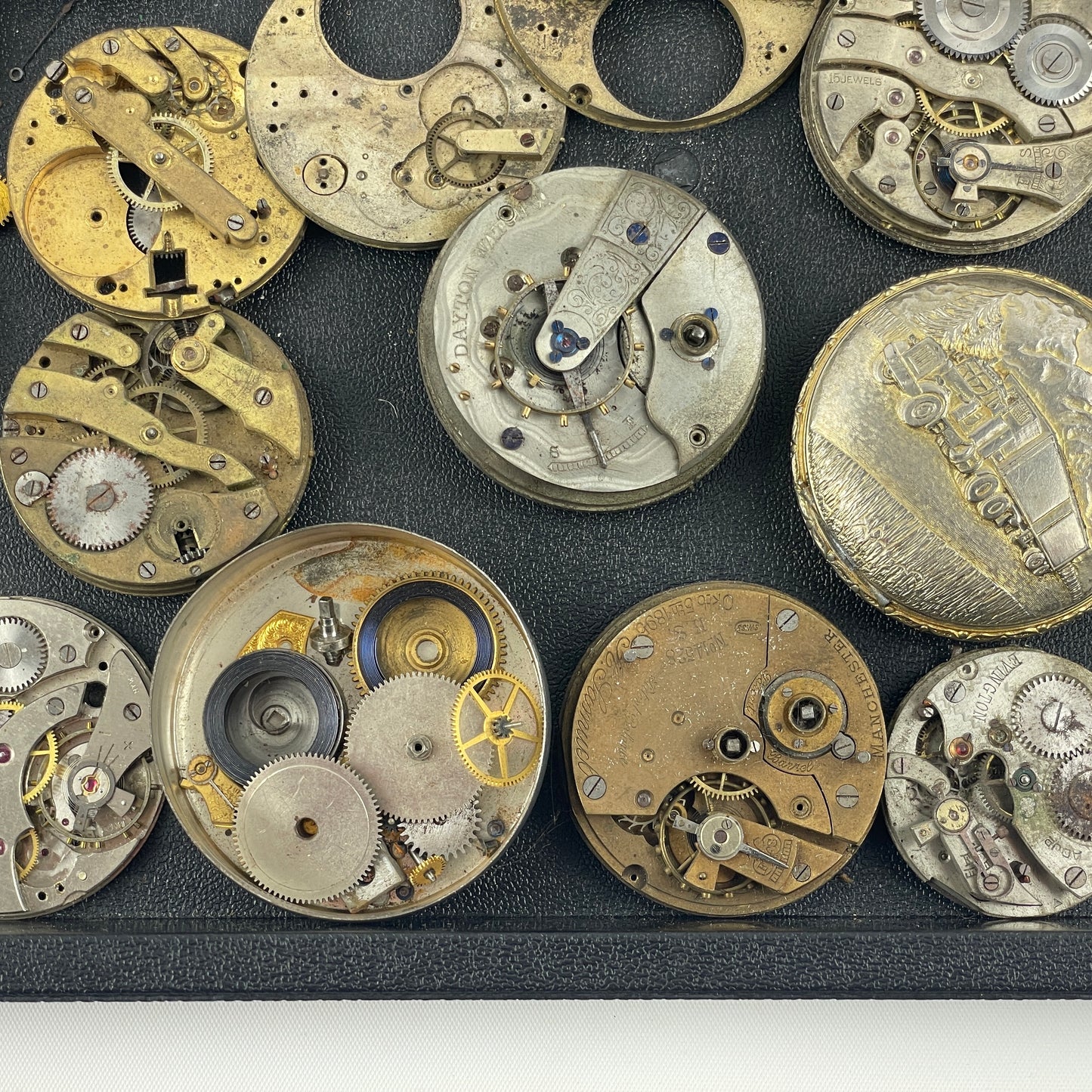 Lot 88- Swiss Pocket Watch Parts Movements