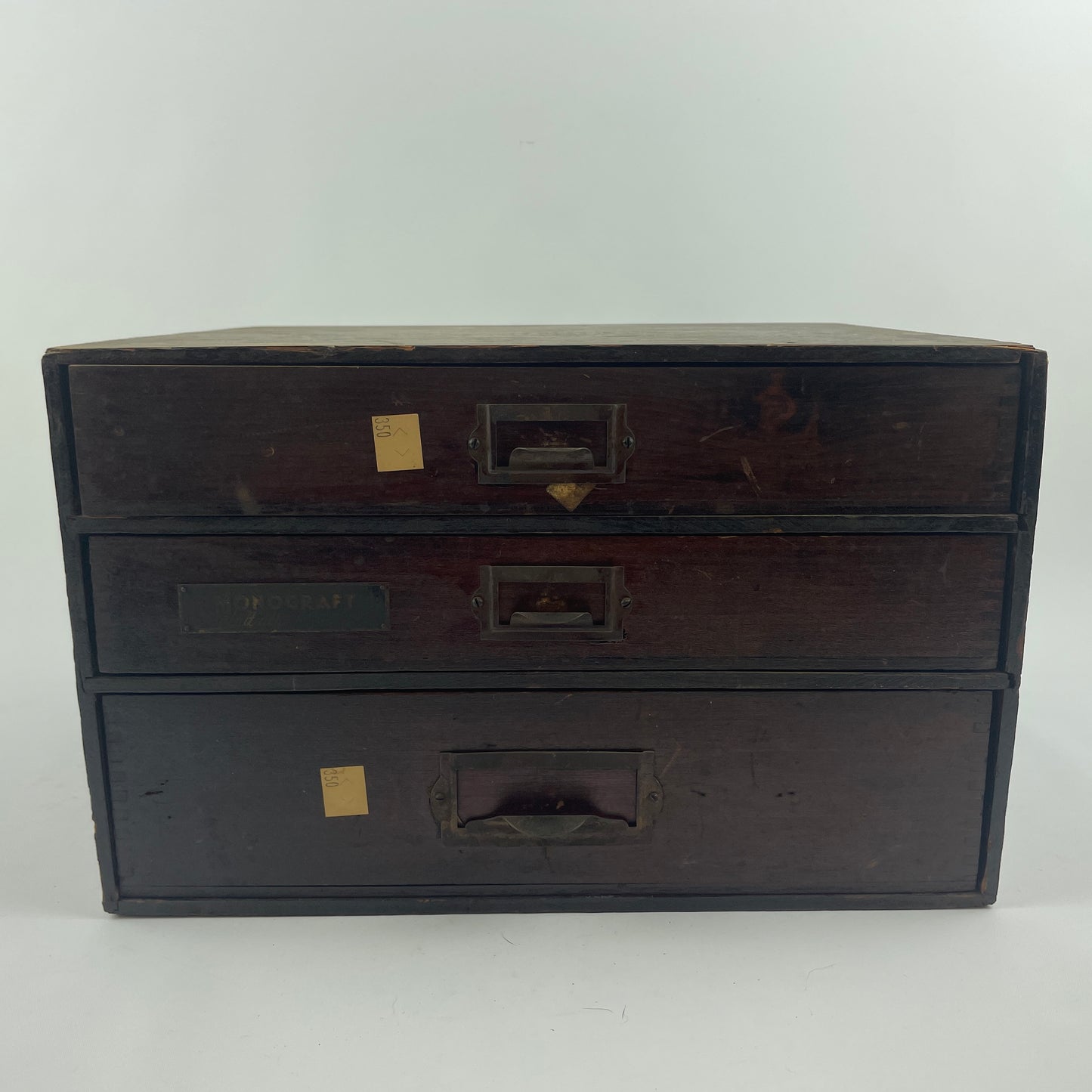 Lot 94- Vintage 3-Drawer Wooden Cabinet