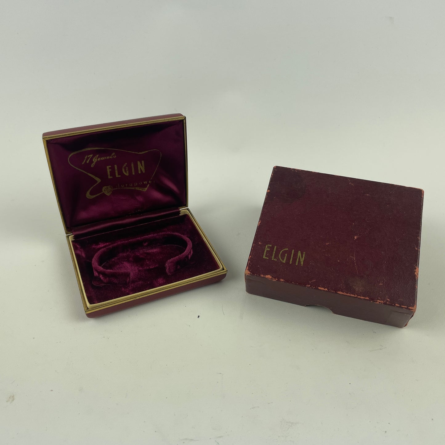 Lot 97- Vintage Elgin Wristwatch Boxes