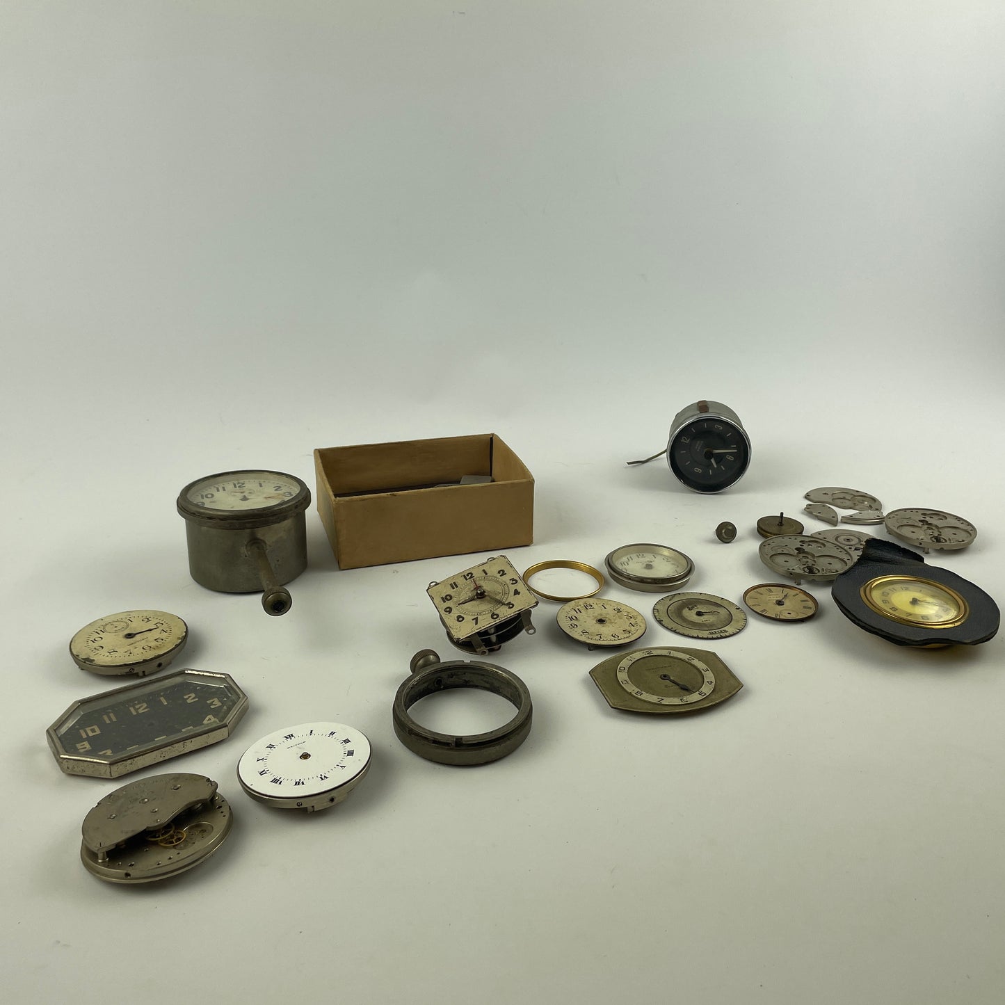 Lot 108- 8-Day Clock Parts
