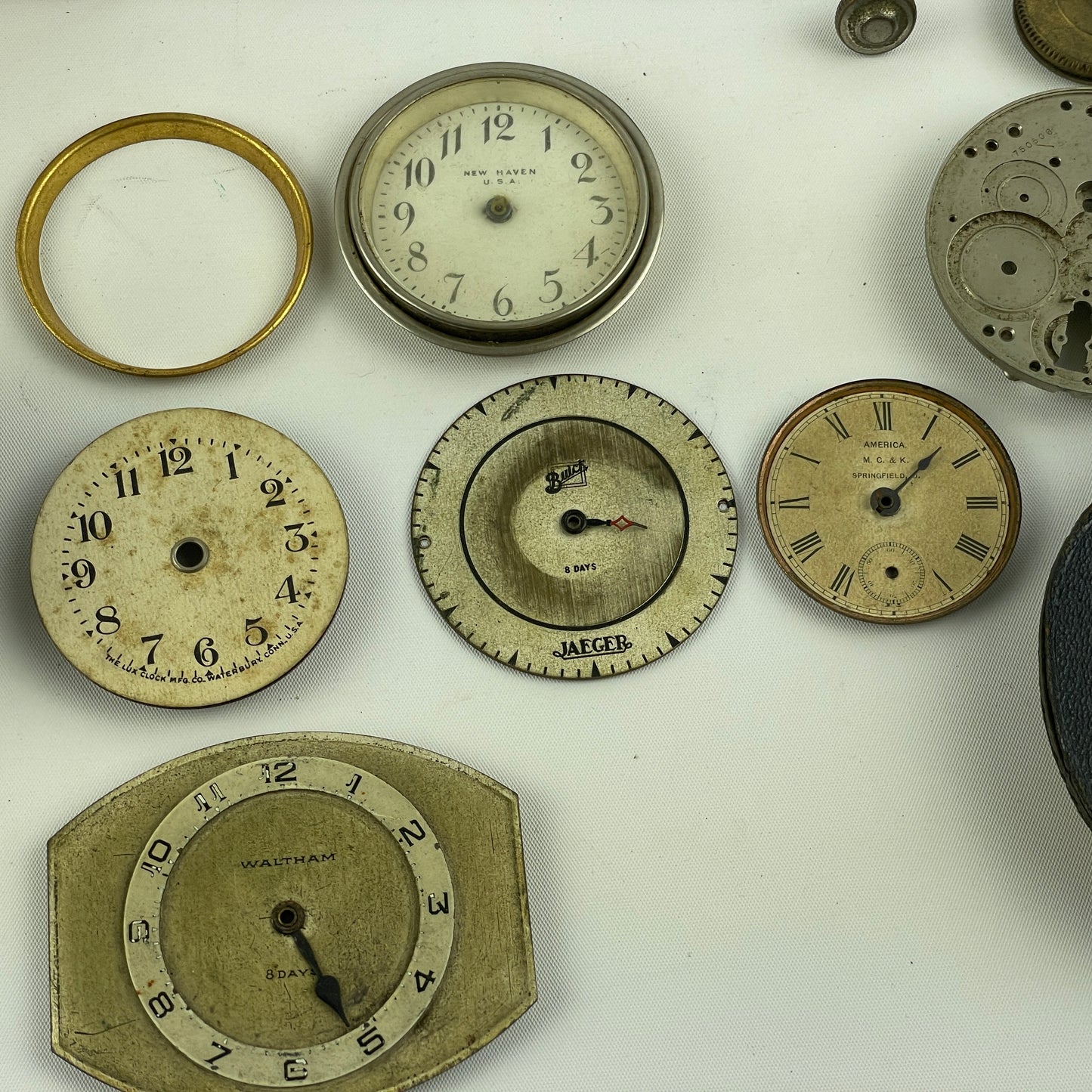 Lot 108- 8-Day Clock Parts