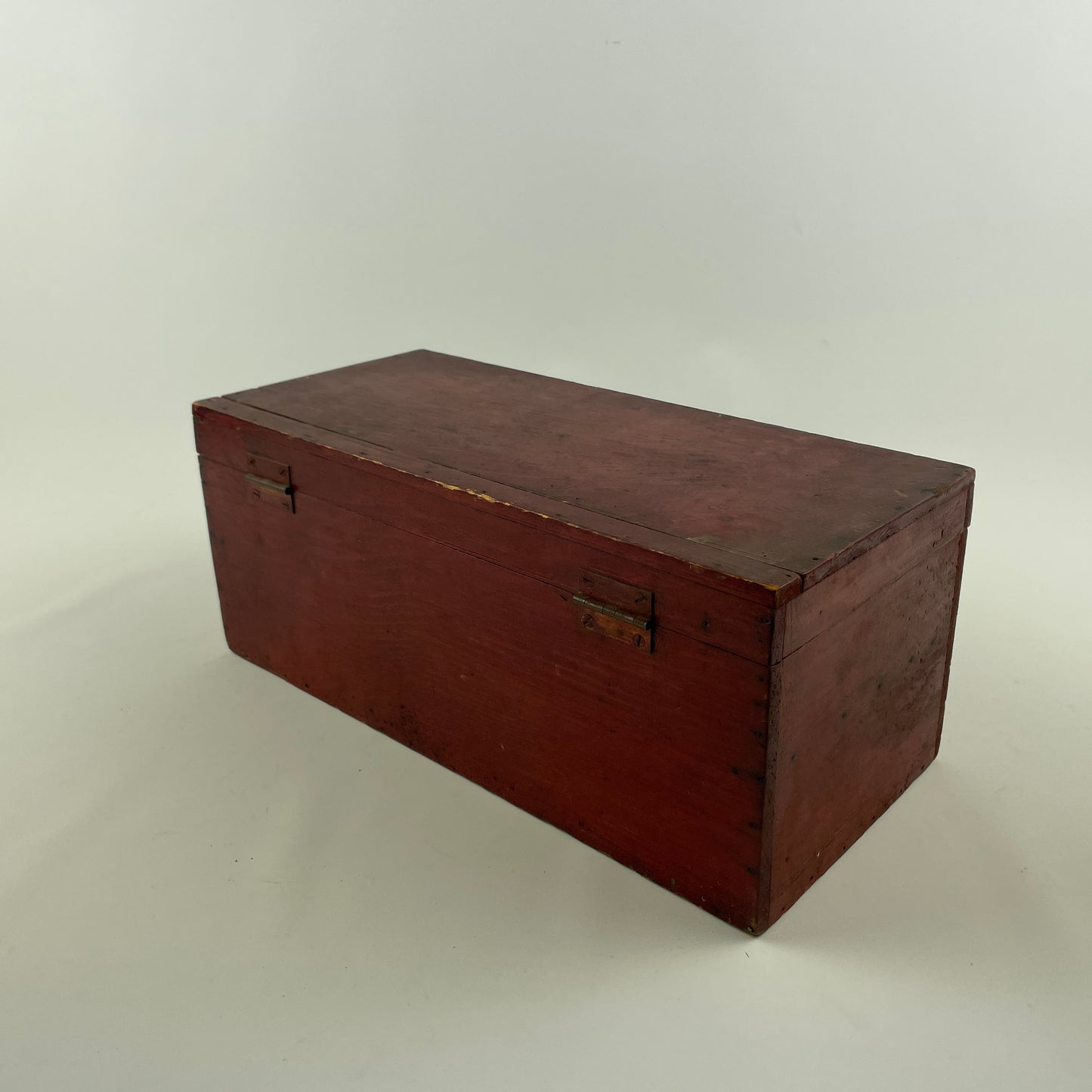 Lot 105- Vintage Wooden Toolbox