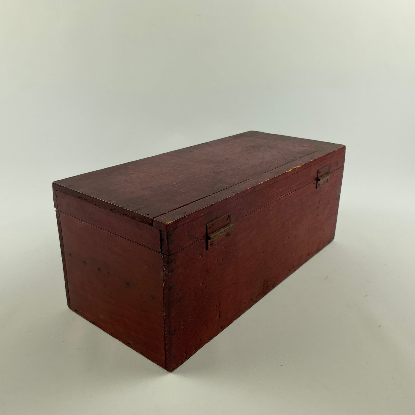 Lot 105- Vintage Wooden Toolbox