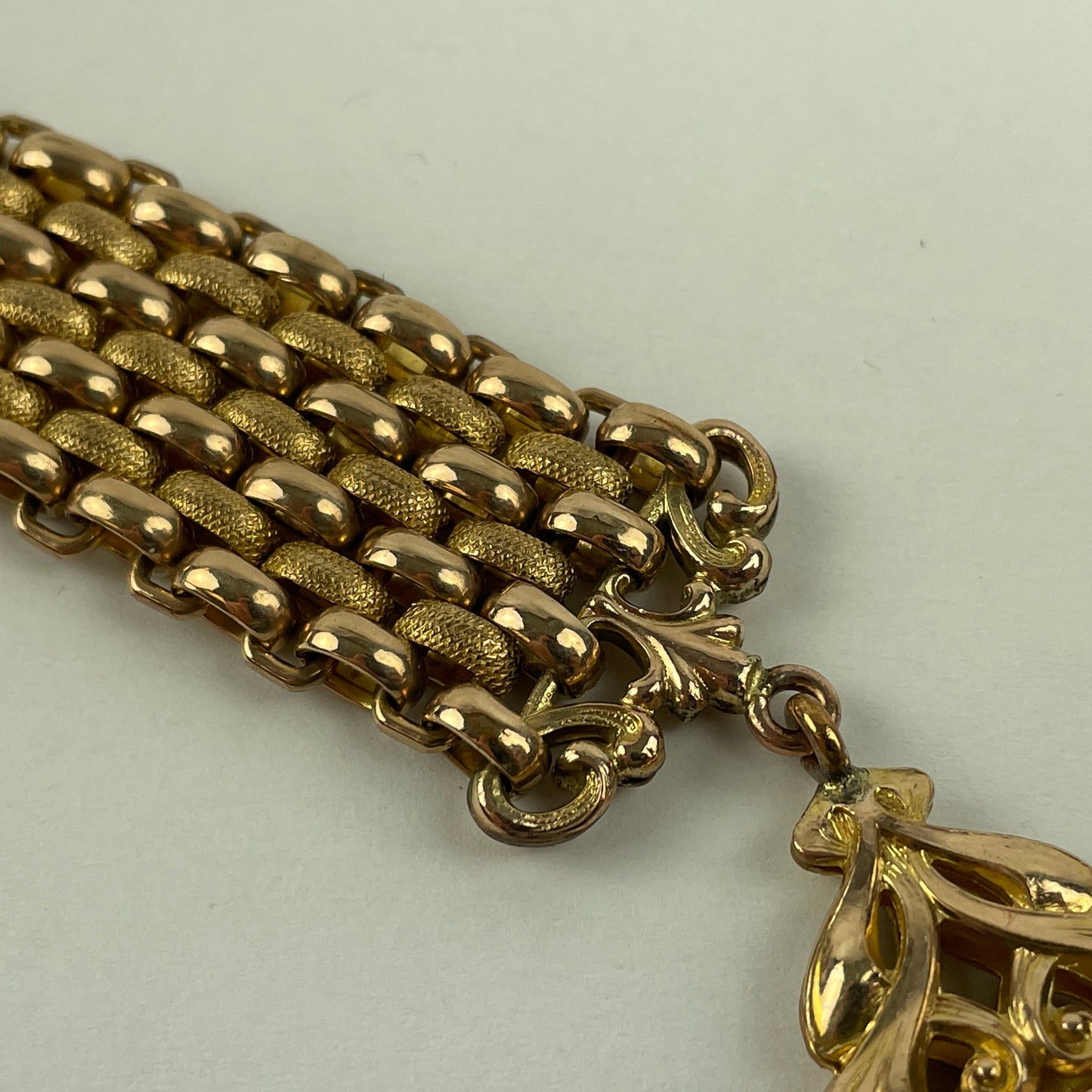 Feb Lot 59- Men’s YGF Vest or Pocket Watch Chain w/ wax style fob