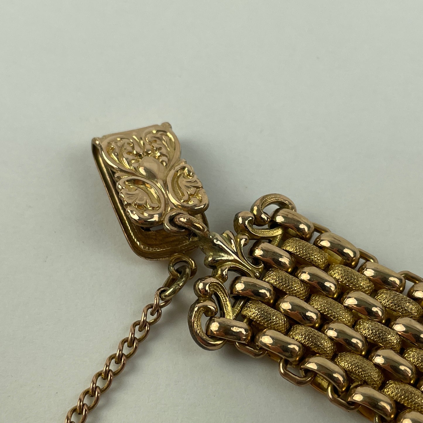 Feb Lot 59- Men’s YGF Vest or Pocket Watch Chain w/ wax style fob