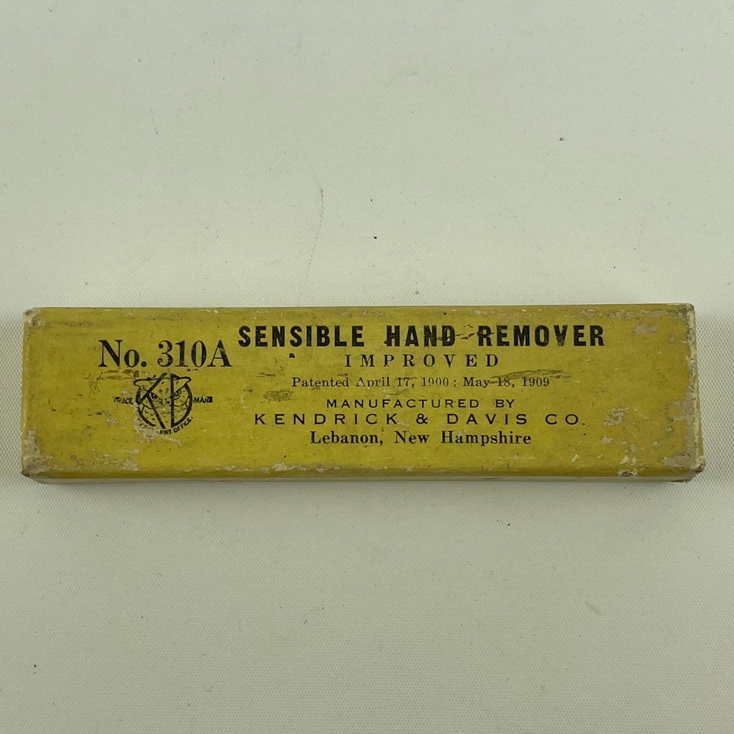 Feb Lot 13- Kendrick & Davis “SENSIBLE” Boxed Hand Remover