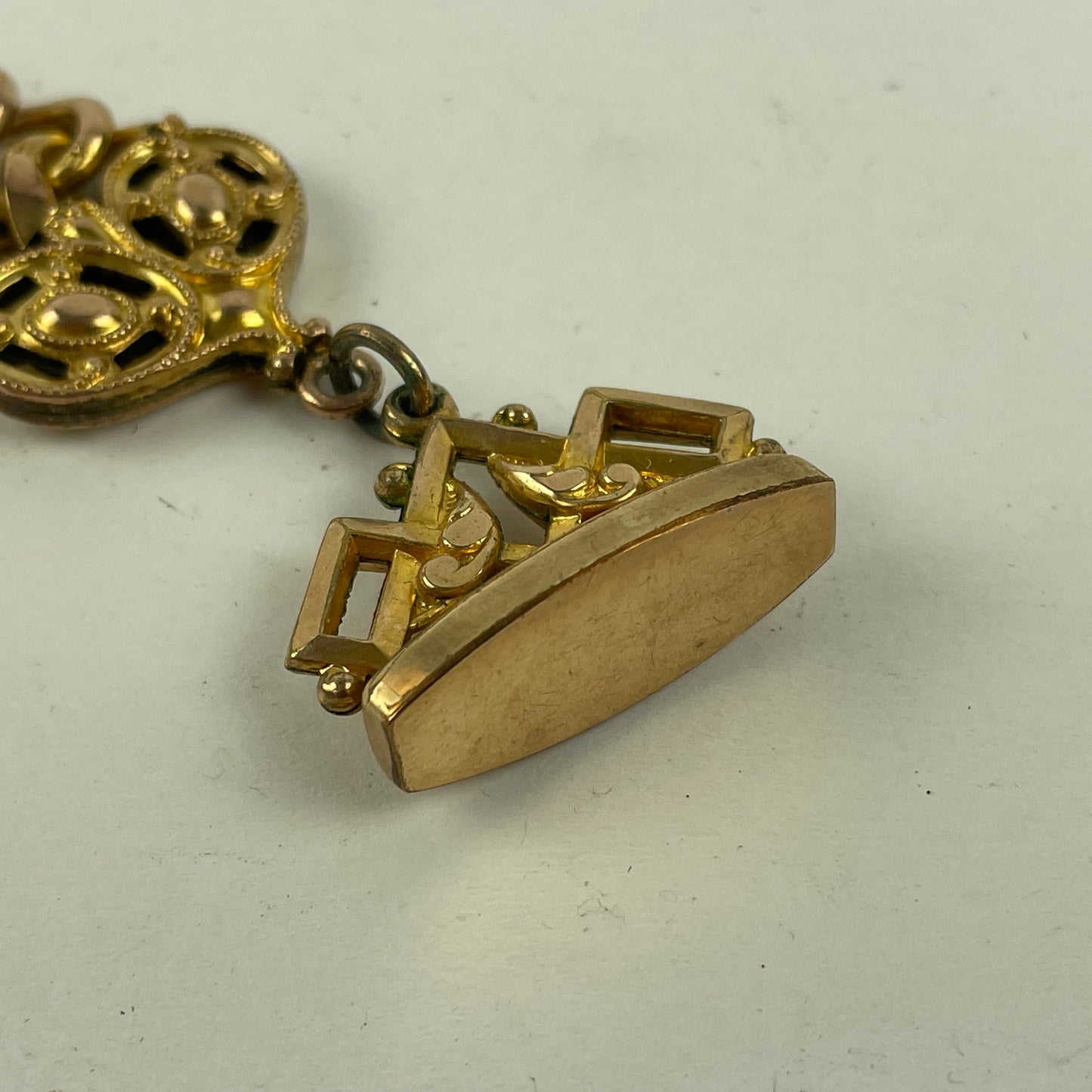 Feb Lot 41- Men’s YGF Vest Pocket Watch Antique Victorian Chain