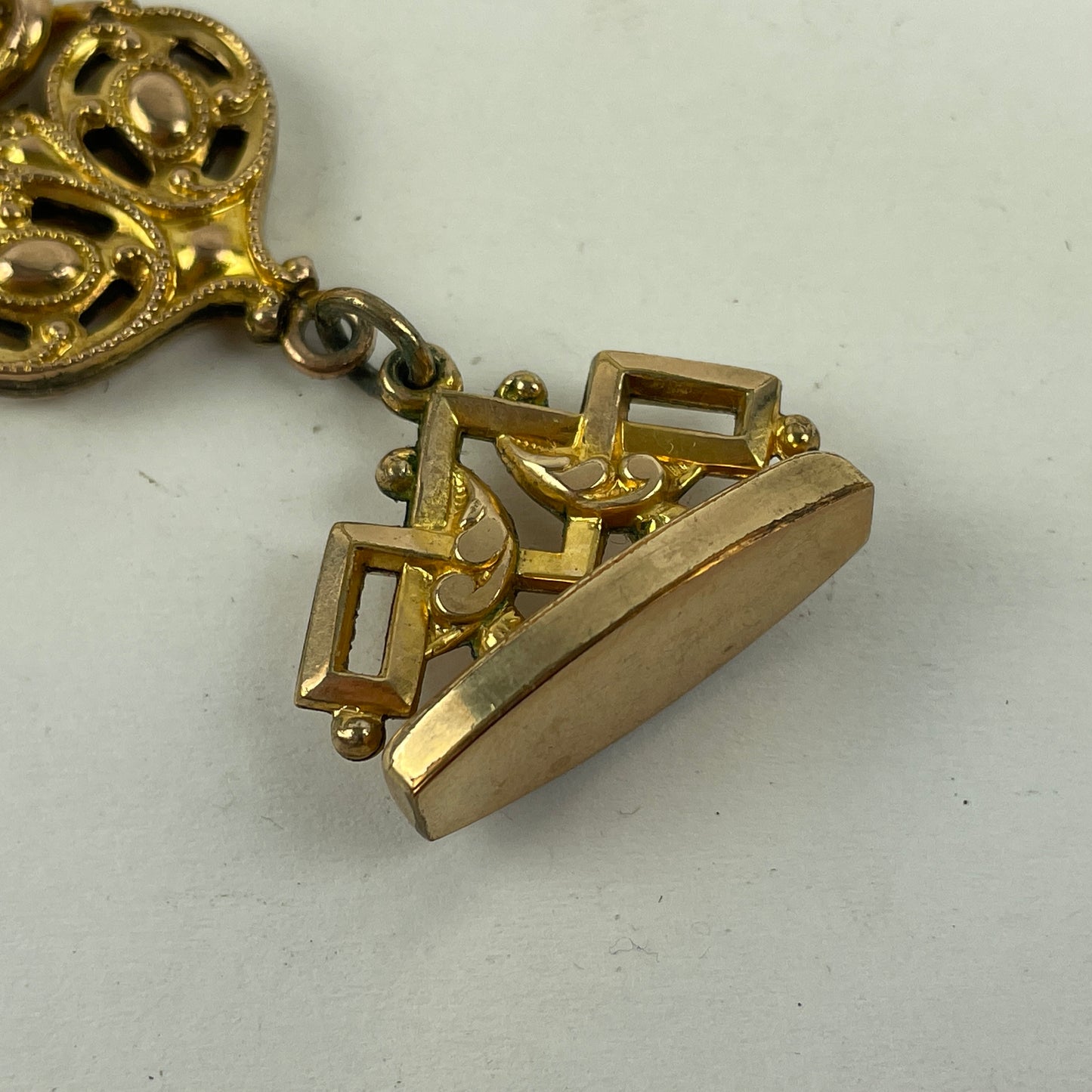 Feb Lot 41- Men’s YGF Vest Pocket Watch Antique Victorian Chain
