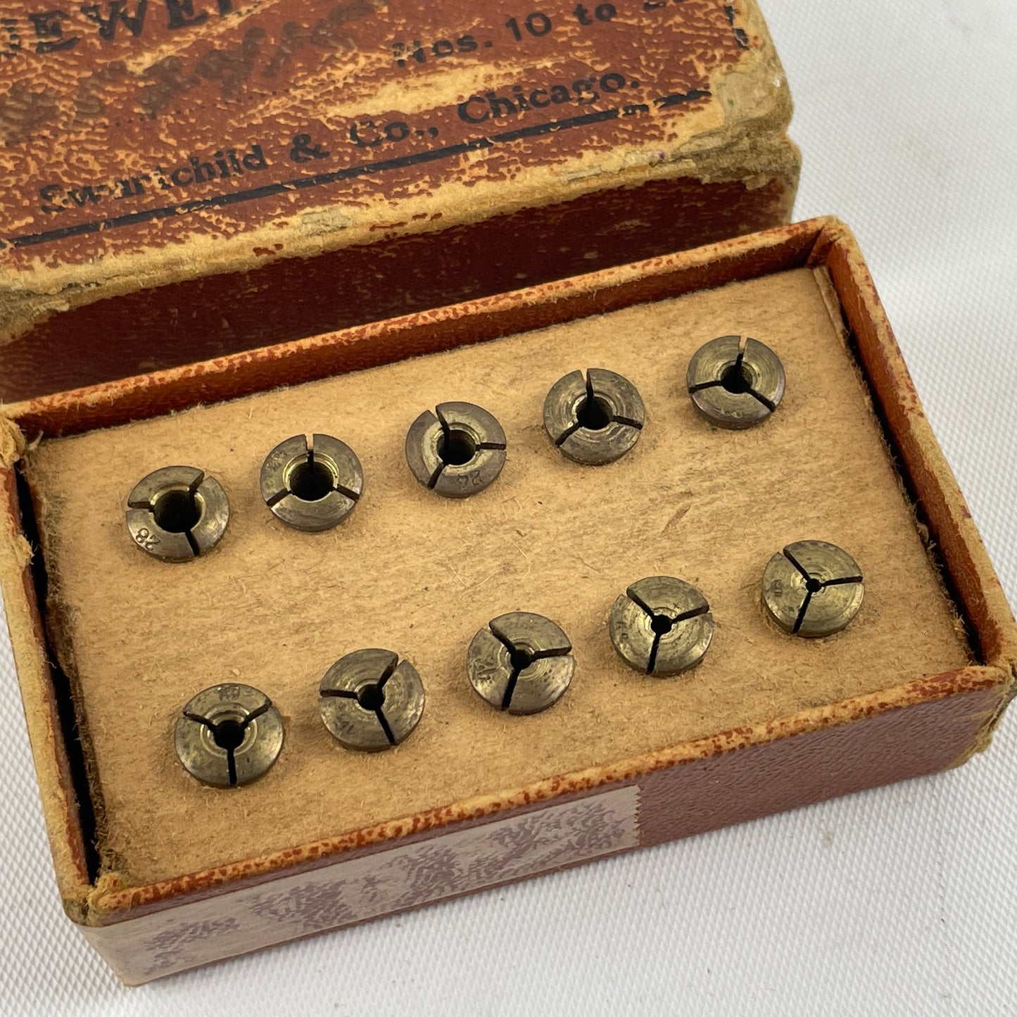 Feb Lot 33- Watchmaker’s Poising Tool & Set of Jewel Chucks