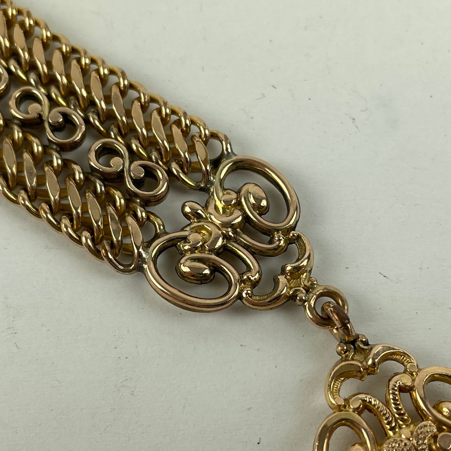 Feb Lot 34- Men’s YGF Vest or Pocket Watch Antique Victorian Chain
