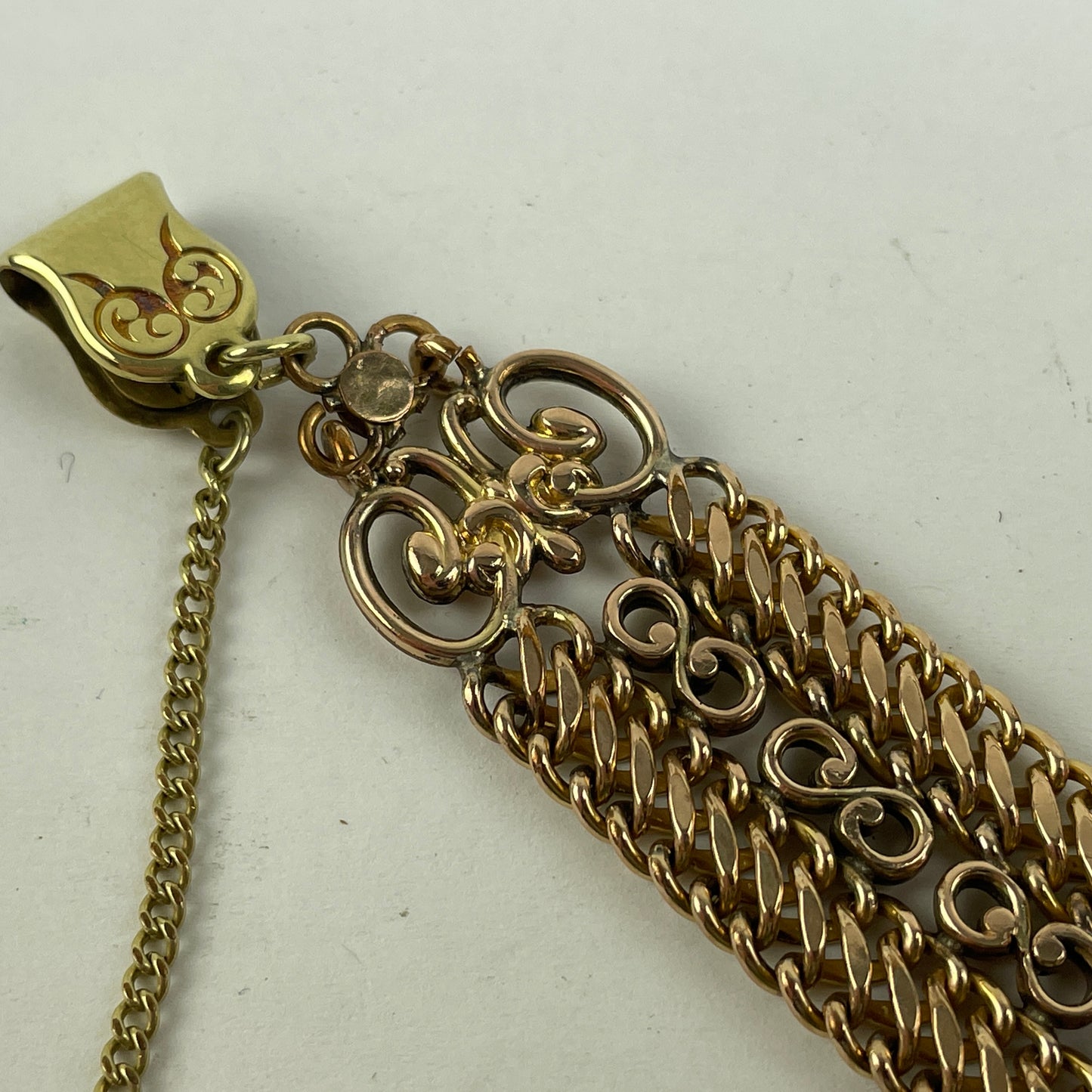 Feb Lot 34- Men’s YGF Vest or Pocket Watch Antique Victorian Chain