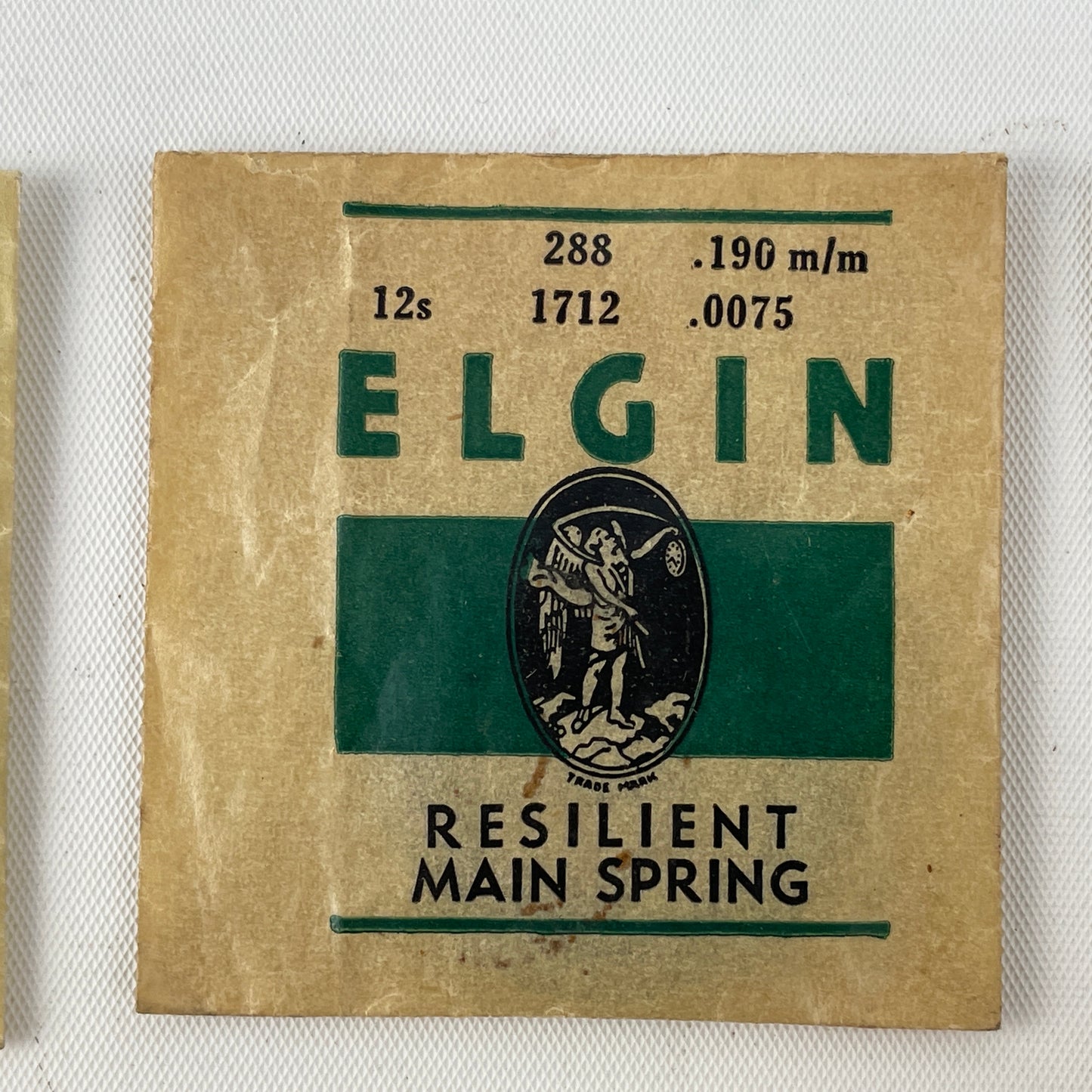 Feb Lot 43- Elgin 12 Size Pocket Watch Mainsprings