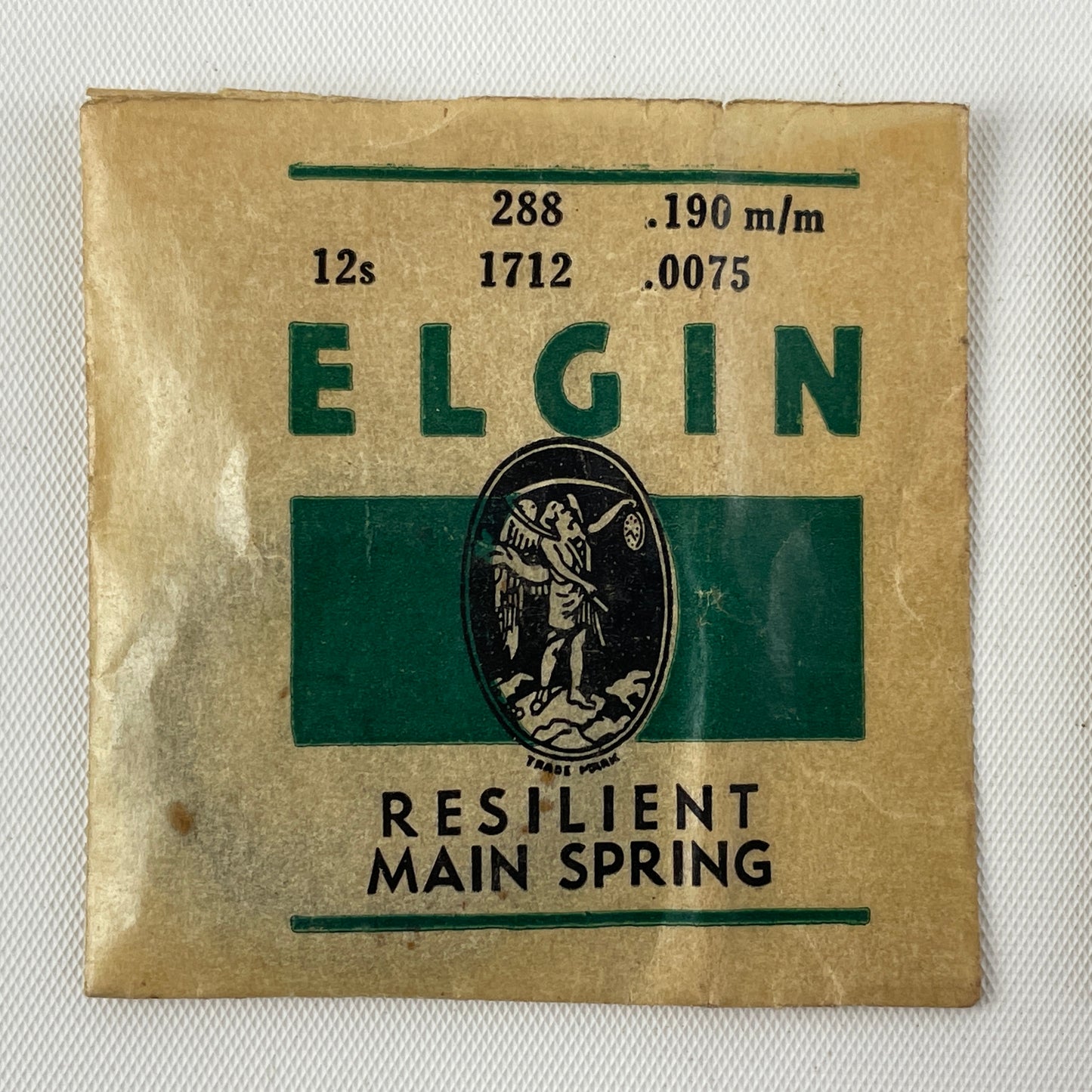 Feb Lot 43- Elgin 12 Size Pocket Watch Mainsprings
