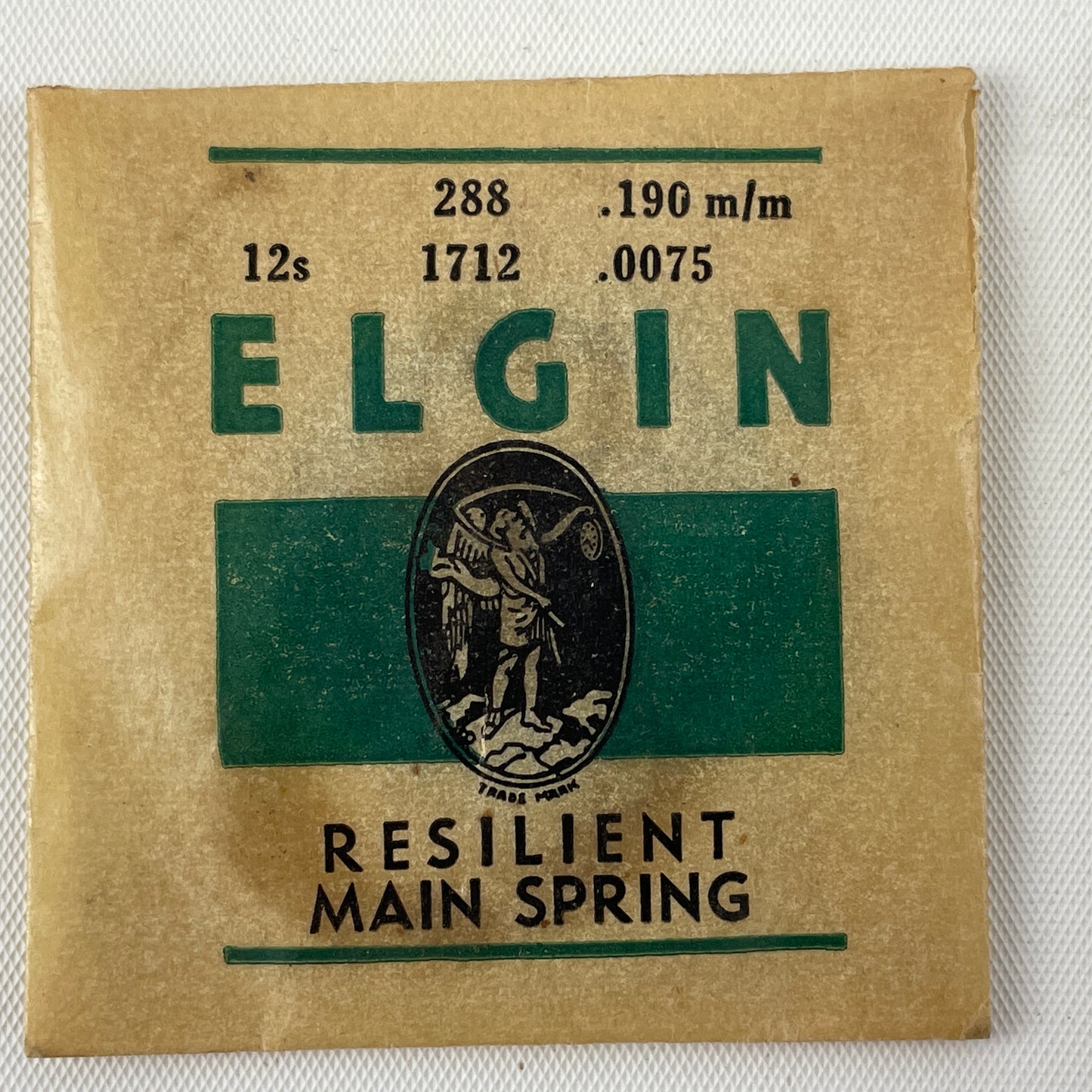 Feb Lot 43- Elgin 12 Size Pocket Watch Mainsprings