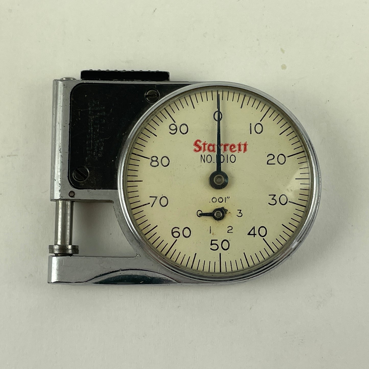 Feb Lot 50- Starrett Pocket Dial Indicator Gage