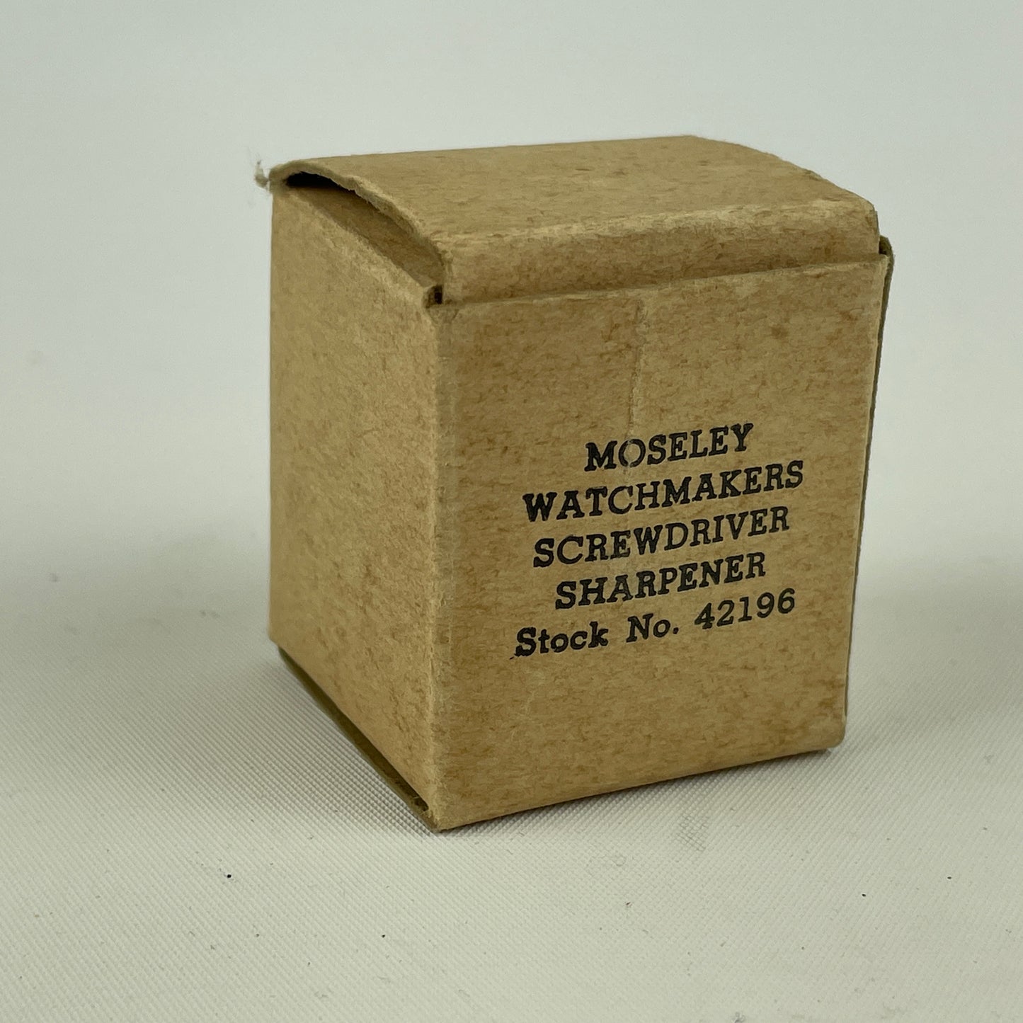 Feb Lot 56- Moseley Boxed No. 42196 Watchmaker’s Screwdriver Sharpener