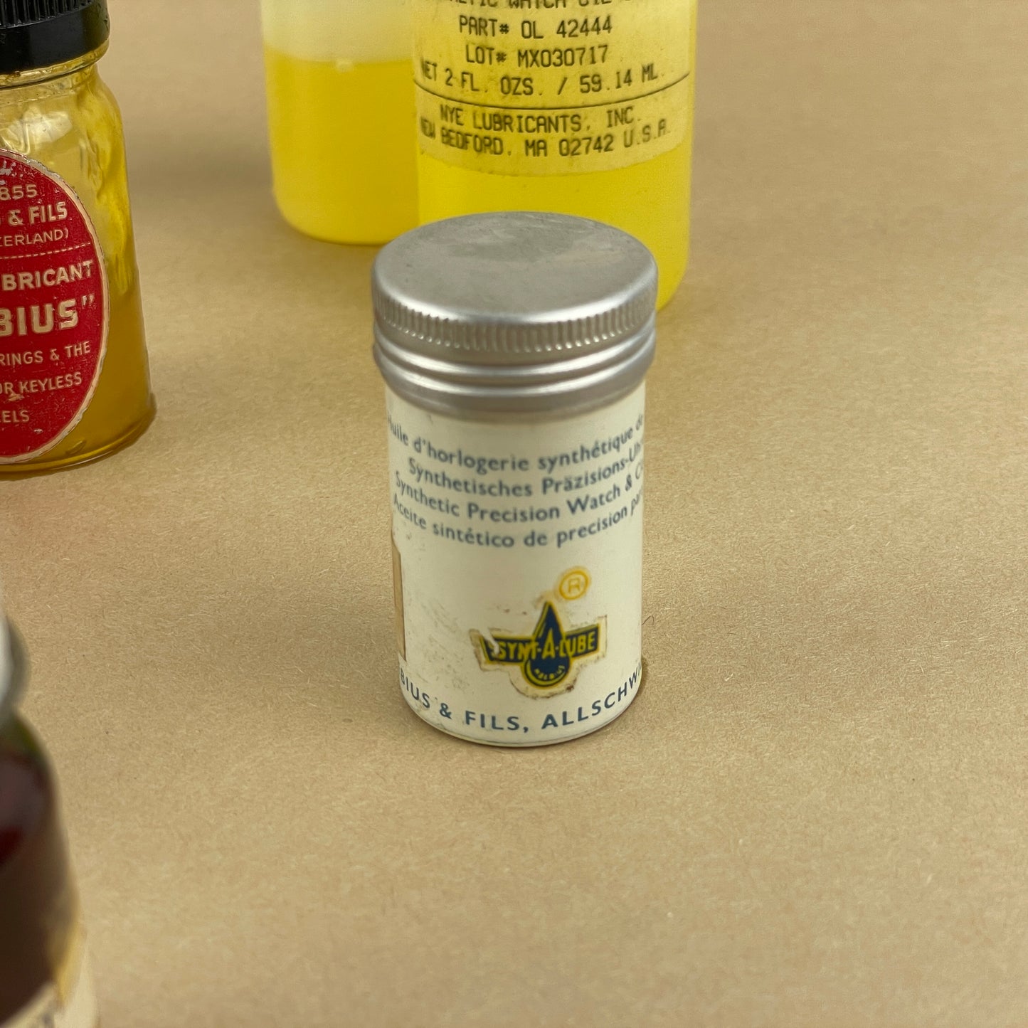 Feb Lot 66- Watchmaker’s Selection of Watch Oils