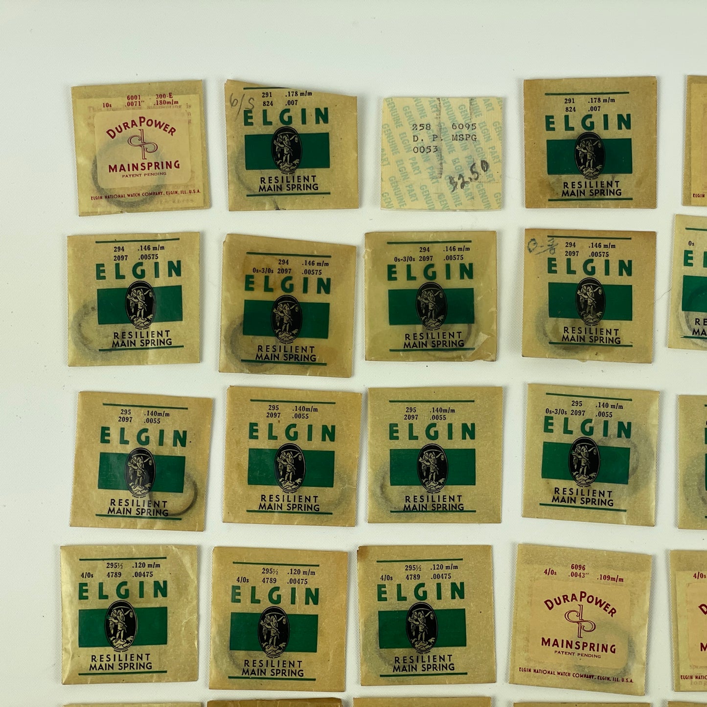 Feb Lot 72- NOS Elgin Wristwatch Mainsprings