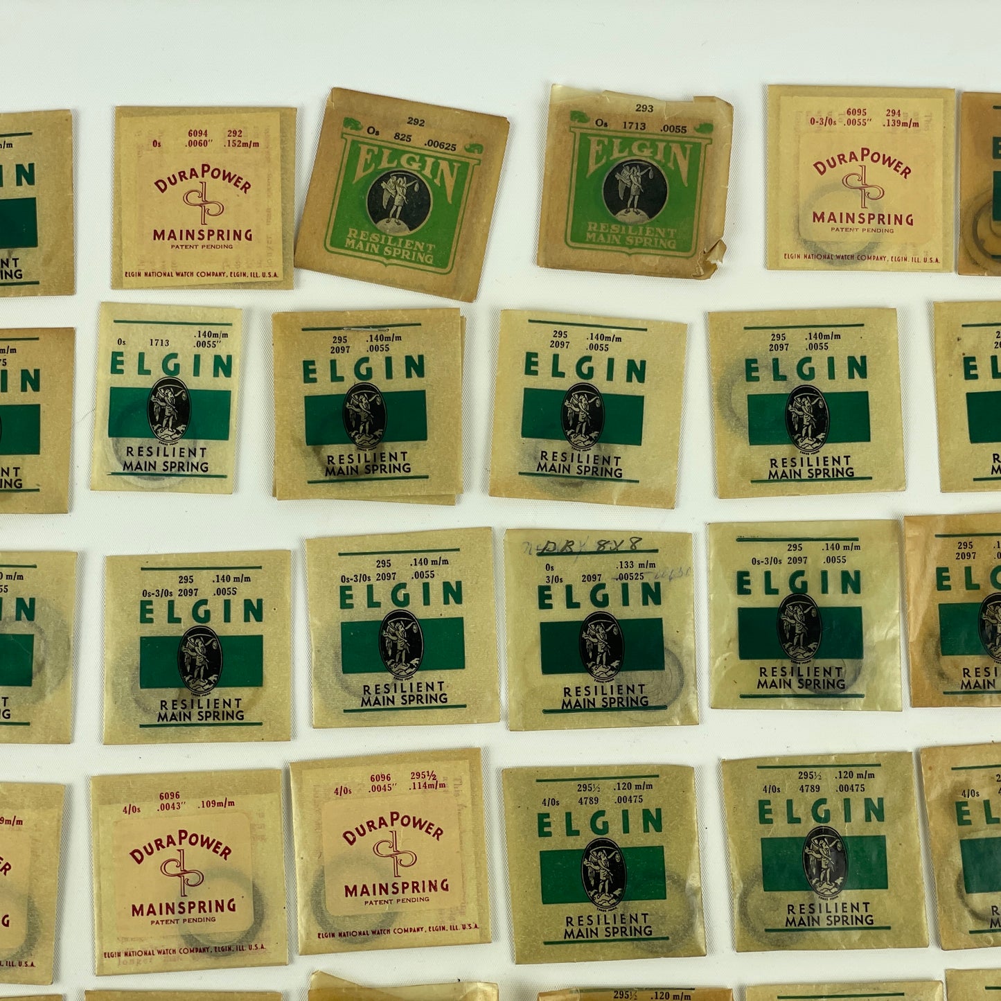 Feb Lot 72- NOS Elgin Wristwatch Mainsprings