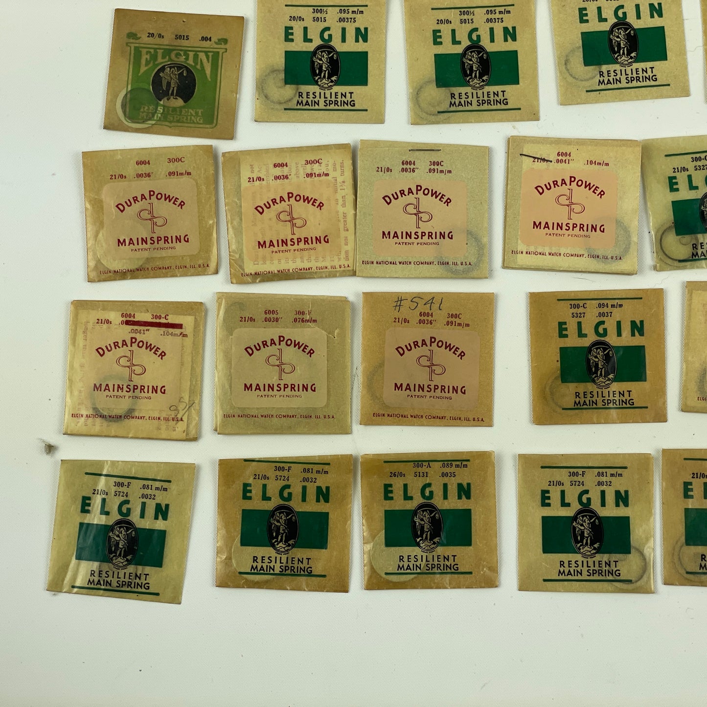 Feb Lot 72- NOS Elgin Wristwatch Mainsprings