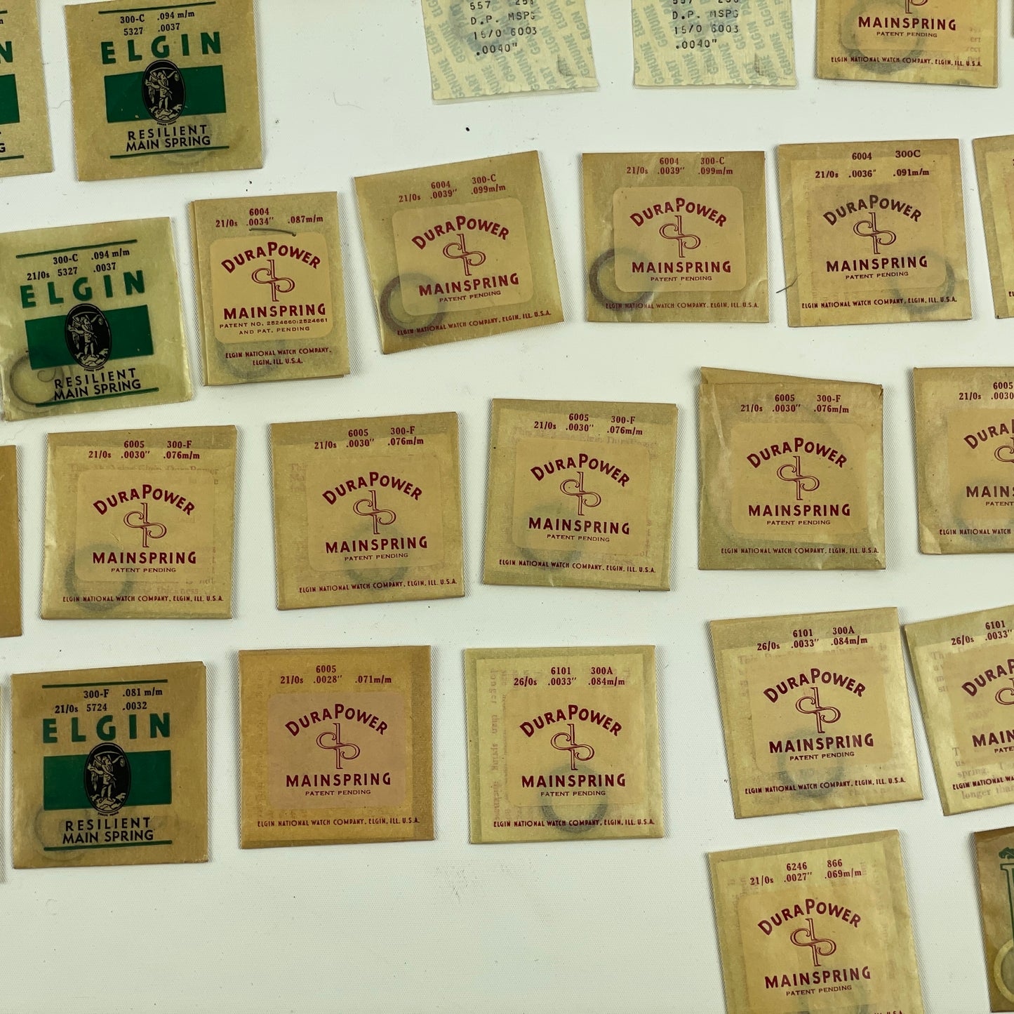 Feb Lot 72- NOS Elgin Wristwatch Mainsprings