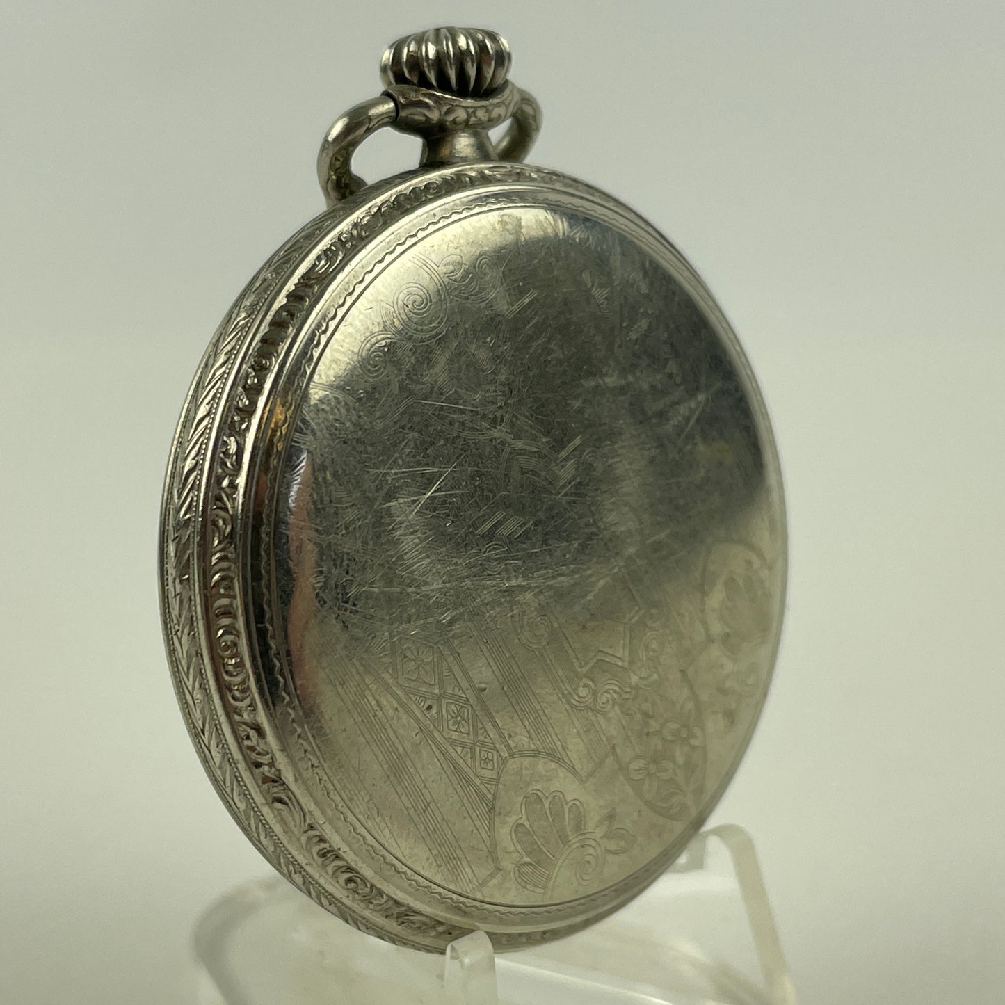 Feb Lot 67- Elgin 12 Size Open Face Pocket Watch