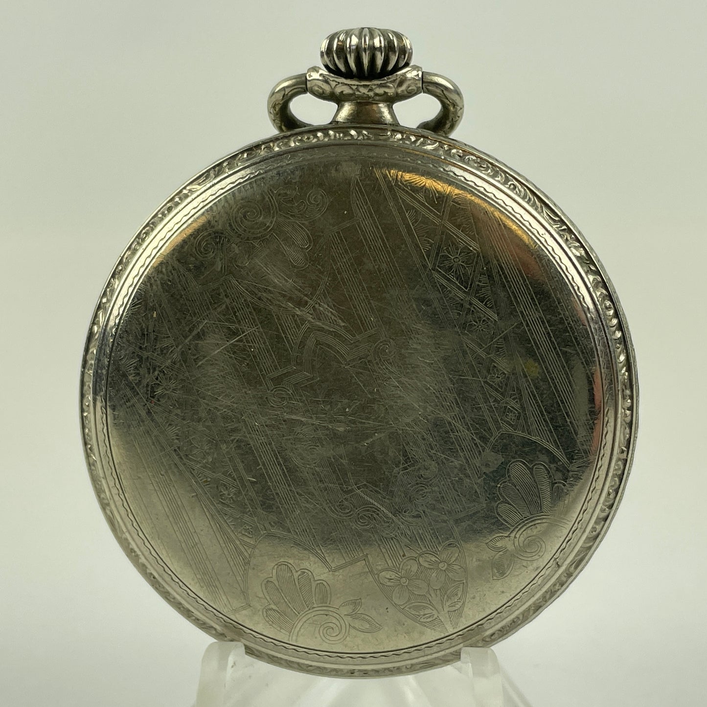 Feb Lot 67- Elgin 12 Size Open Face Pocket Watch