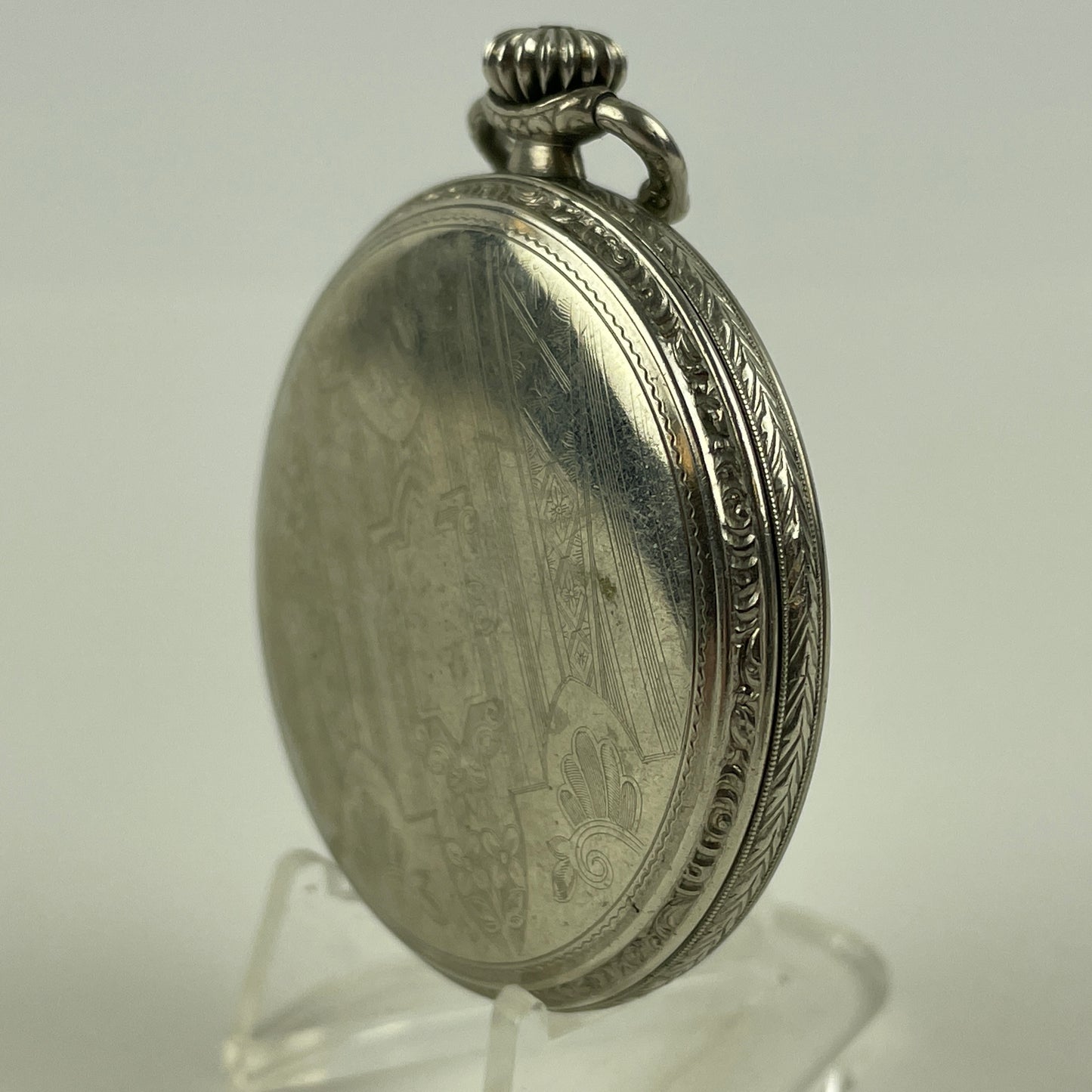 Feb Lot 67- Elgin 12 Size Open Face Pocket Watch