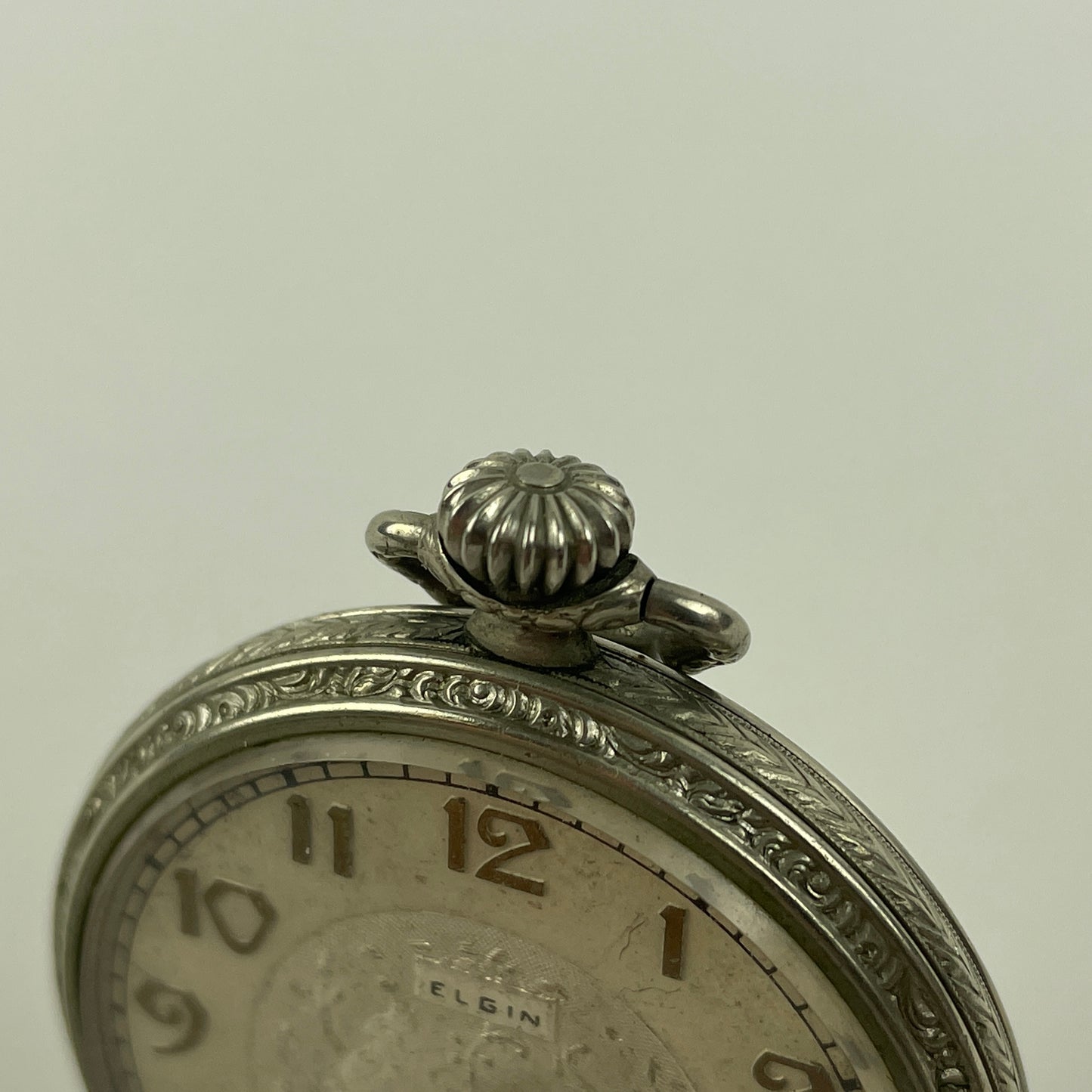 Feb Lot 67- Elgin 12 Size Open Face Pocket Watch