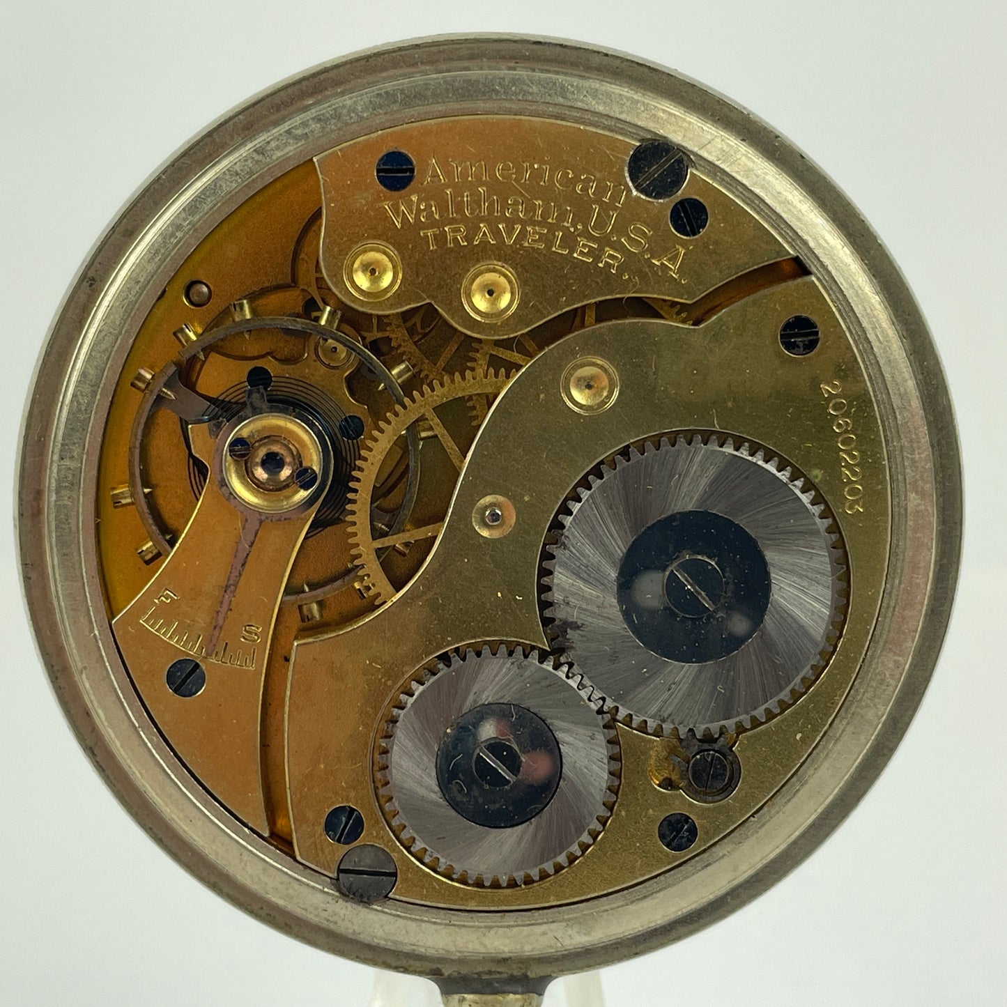 Feb Lot 14- Waltham 16 Size Open Face Pocket Watch