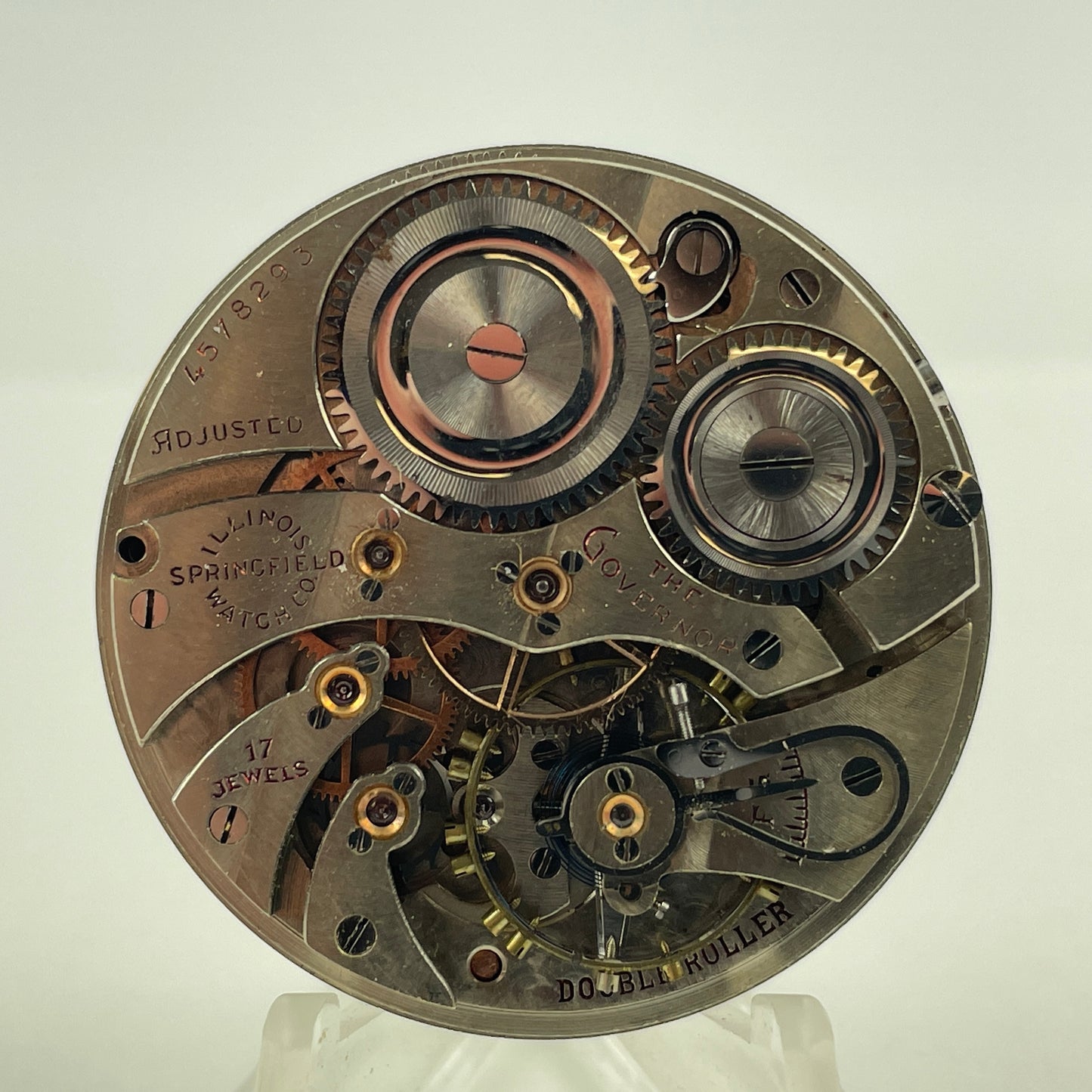 Feb Lot 88- Illinois 12 Size Open Face Pocket Watch Movement