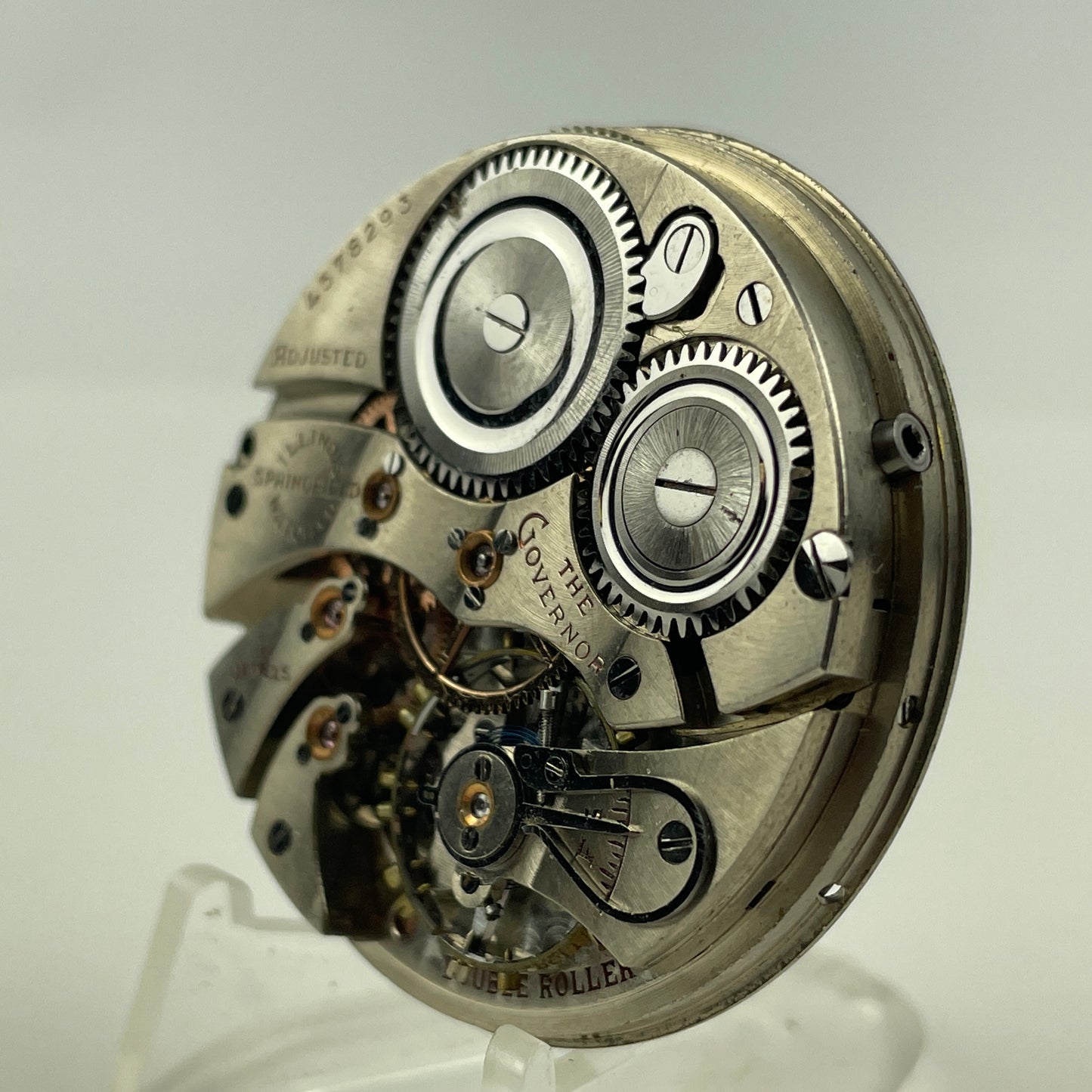 Feb Lot 88- Illinois 12 Size Open Face Pocket Watch Movement