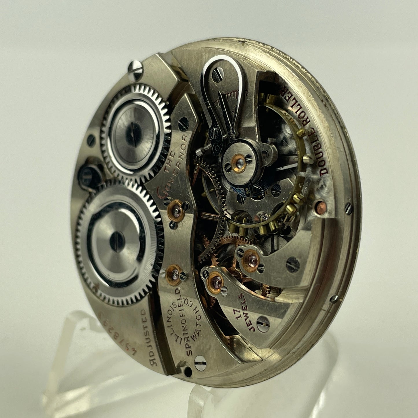 Feb Lot 88- Illinois 12 Size Open Face Pocket Watch Movement