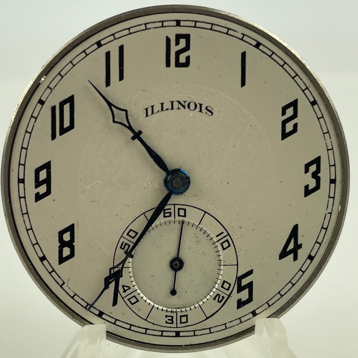 Feb Lot 88- Illinois 12 Size Open Face Pocket Watch Movement