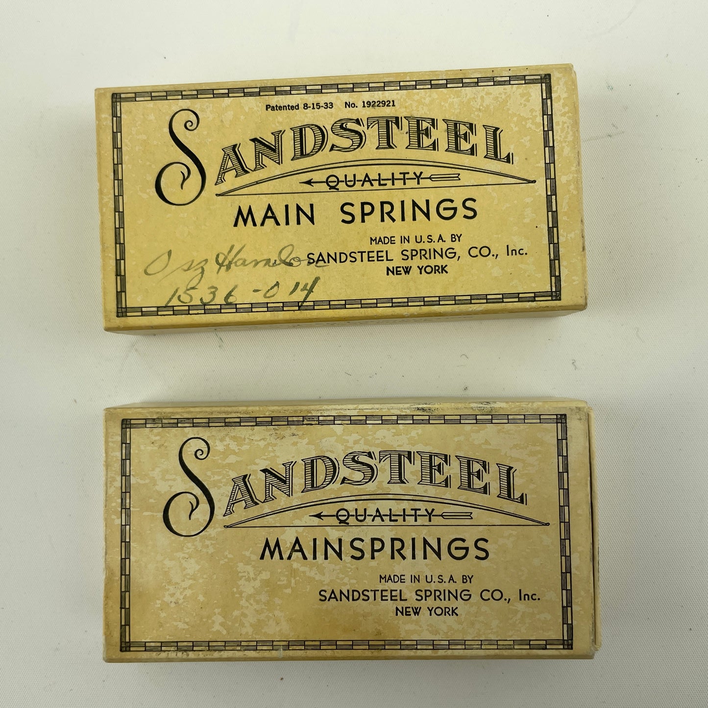 Feb Lot 139- Hamilton 6/0 & O Size Pocket Watch Mainsprings
