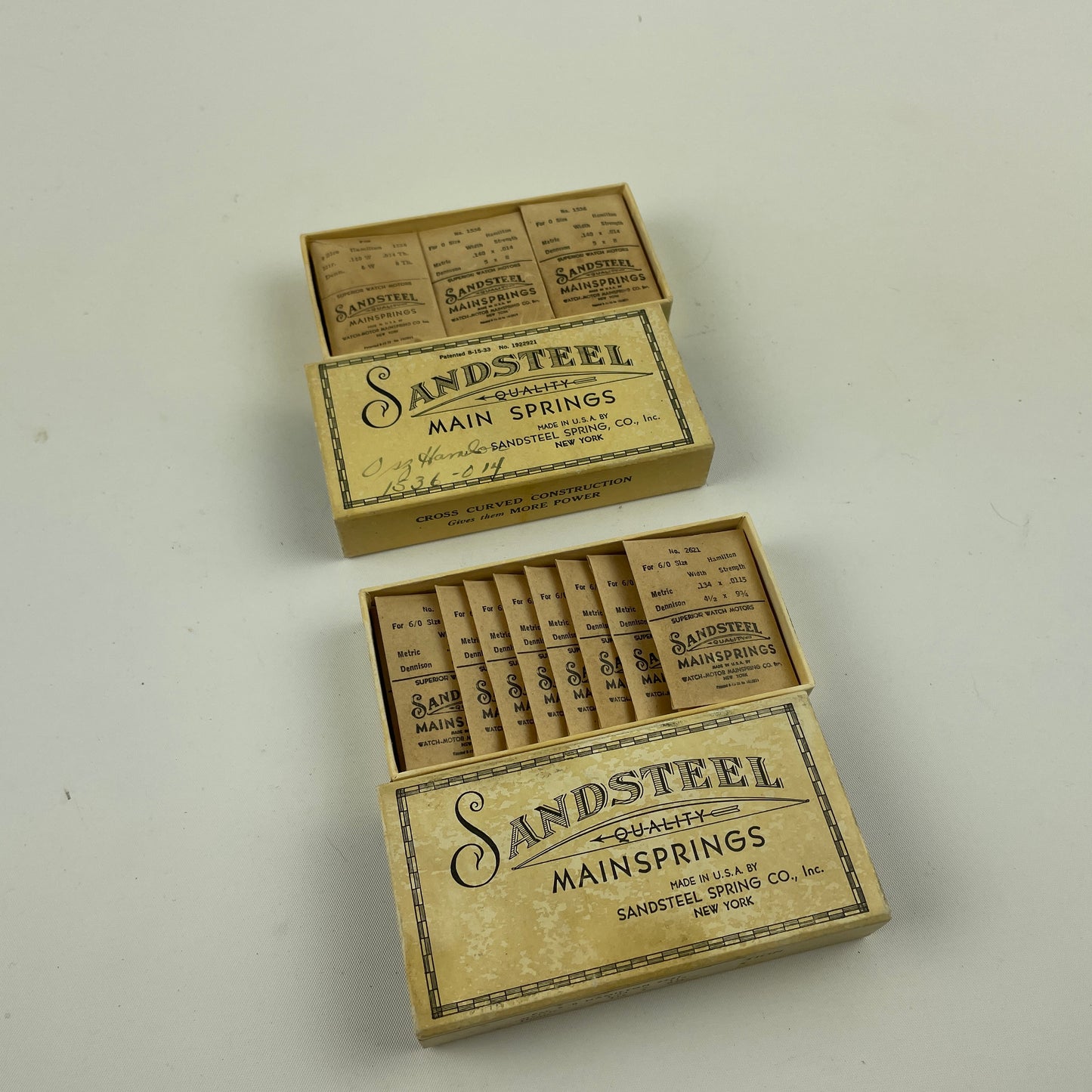 Feb Lot 139- Hamilton 6/0 & O Size Pocket Watch Mainsprings