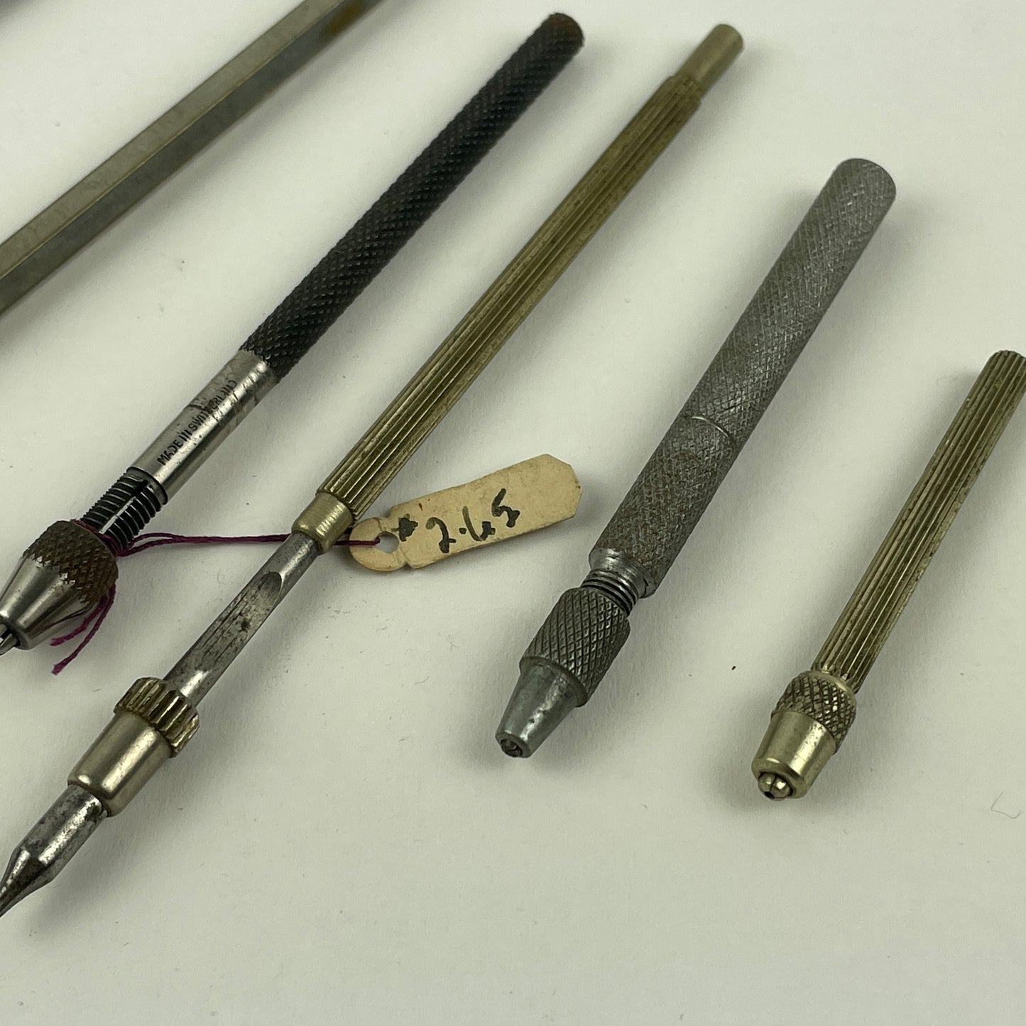 Feb Lot 101- Watchmaker’s Assortment of Small Needle & Pin Vises