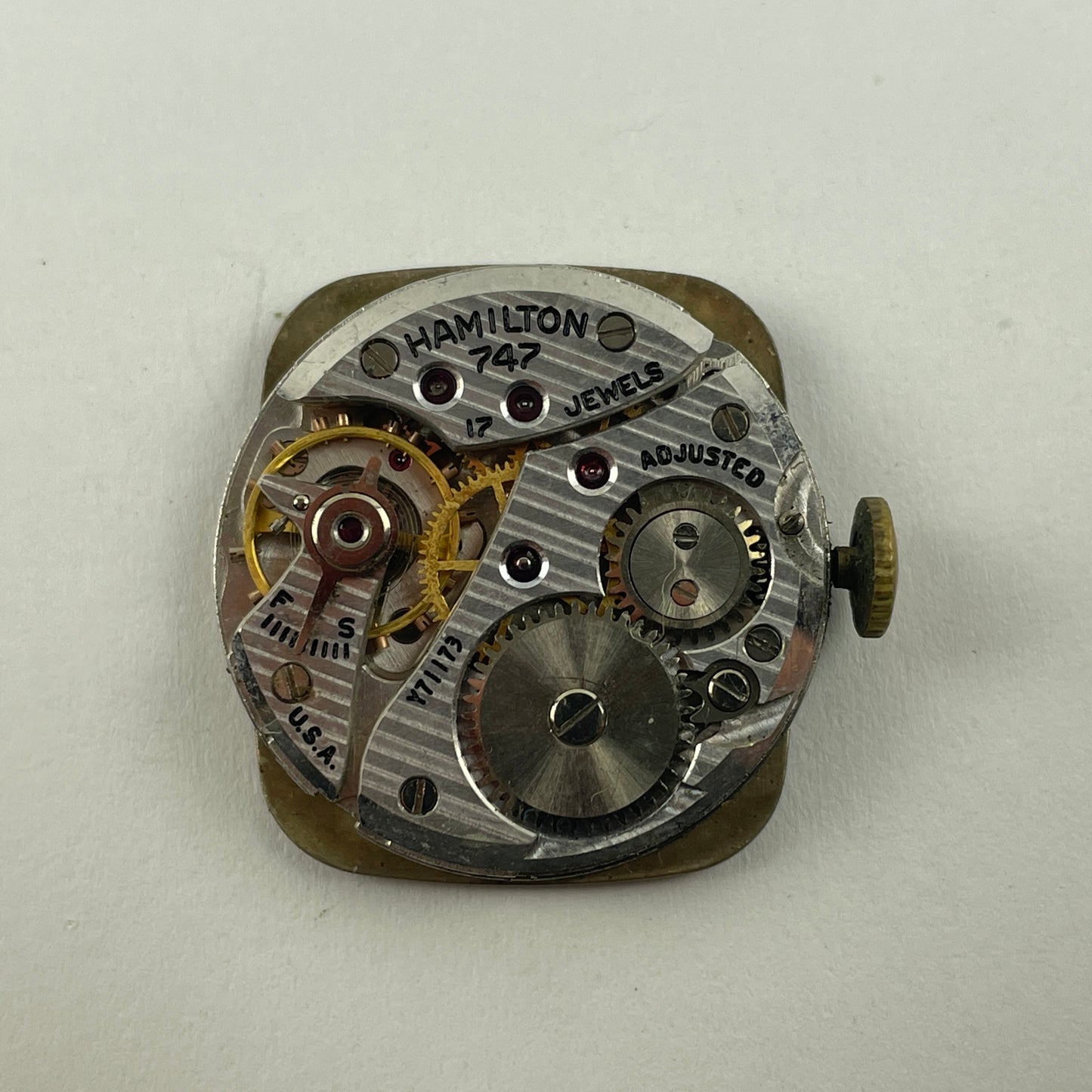 Feb Lot 102- Three Hamilton Men’s Vintage Mechanical Wristwatch Movements