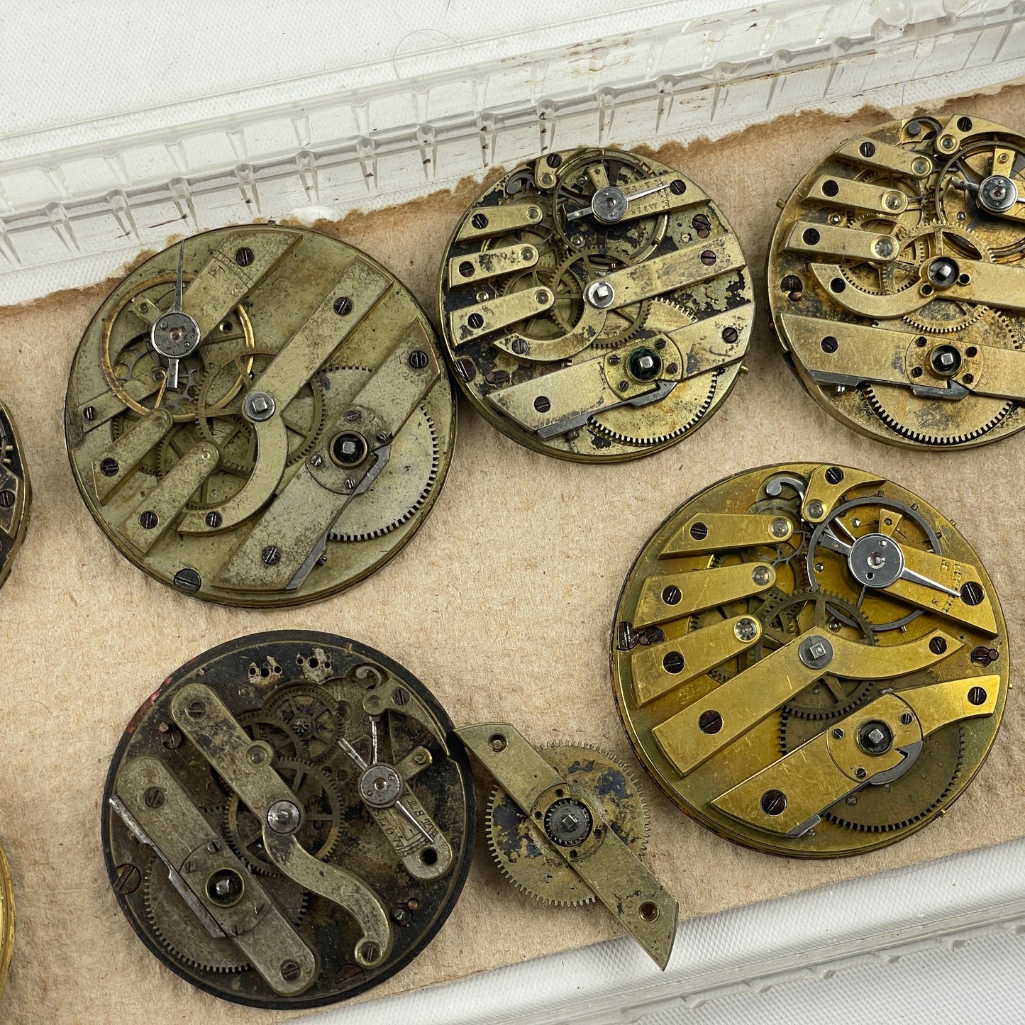 Feb Lot 104- Swiss “BAR” Style Pocket Watch Movements