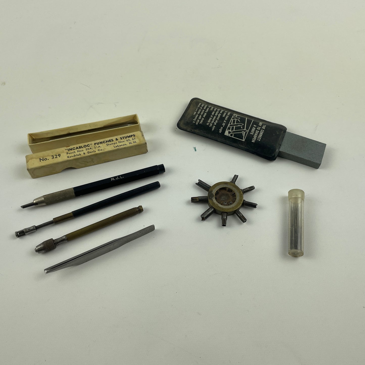 Feb Lot 105- Watchmaker’s Selection of Bench Tools