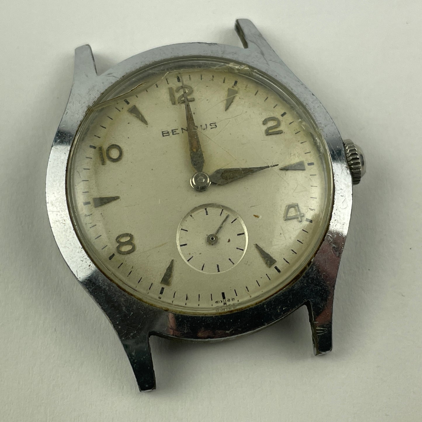 Feb Lot 106- Men’s Swiss, Benrus & Gruen Vintage Mechanical Wristwatches